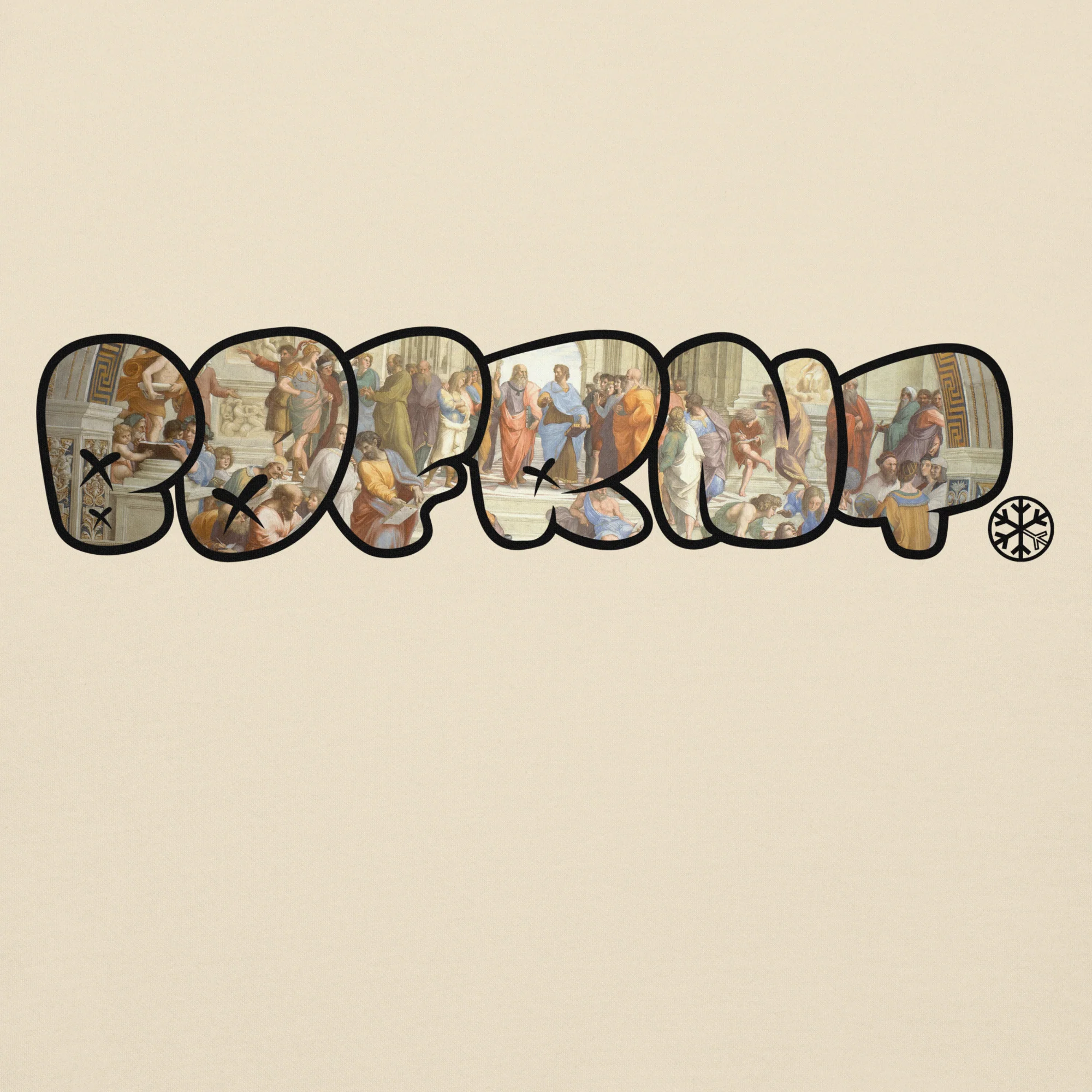 BDFRNT Throwie x School of Athens Graffiti Hoodie - Image 14