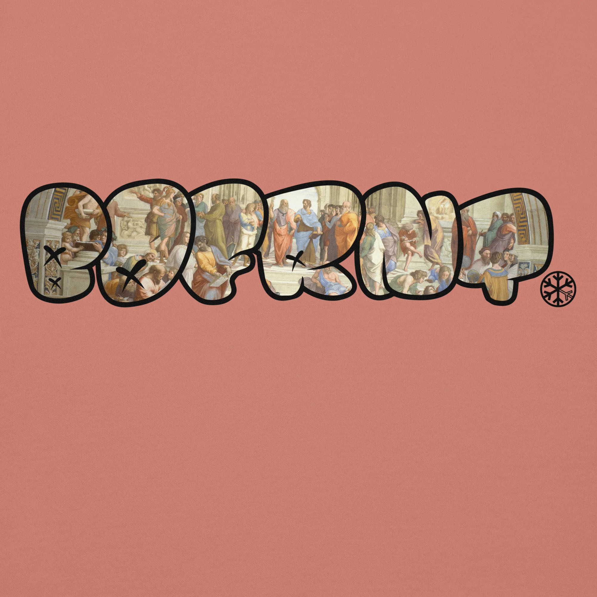BDFRNT Throwie x School of Athens Graffiti Hoodie - Image 8