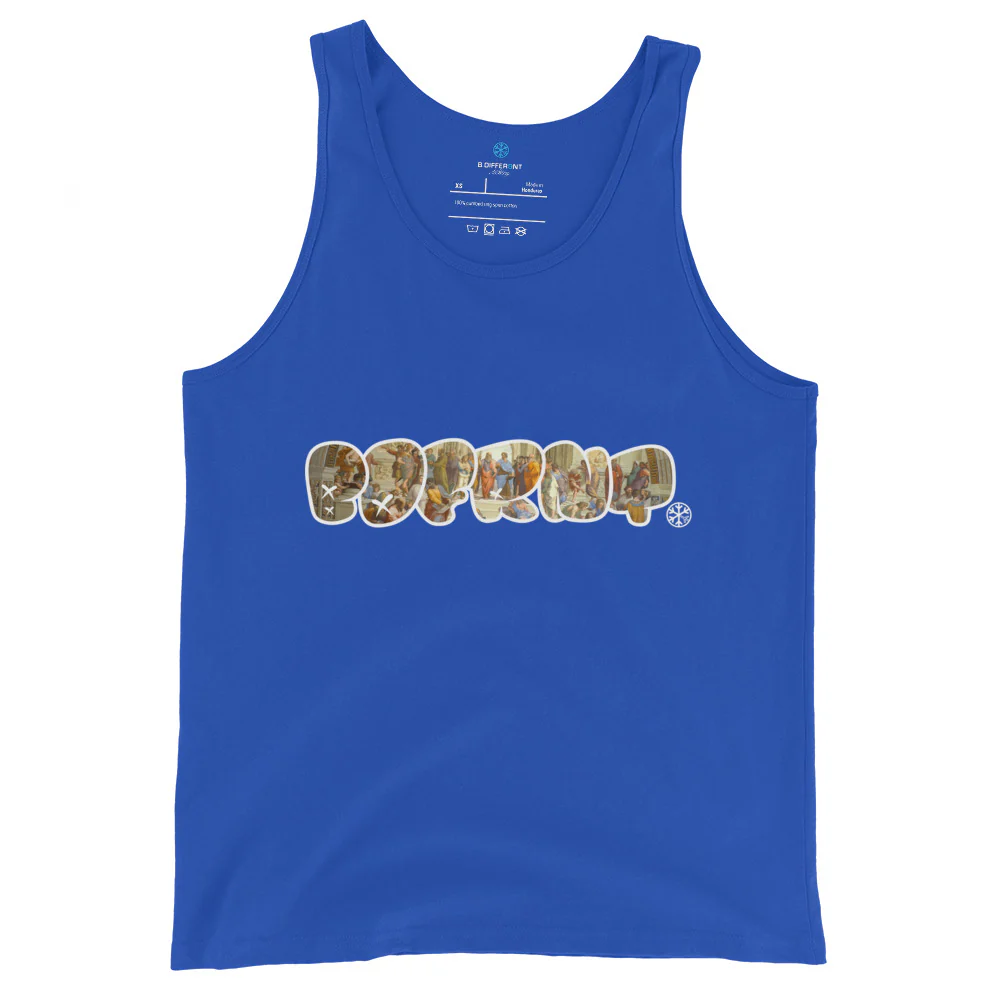 BDFRNT Throwie x School of Athens Graffiti Tank Top - Image 7