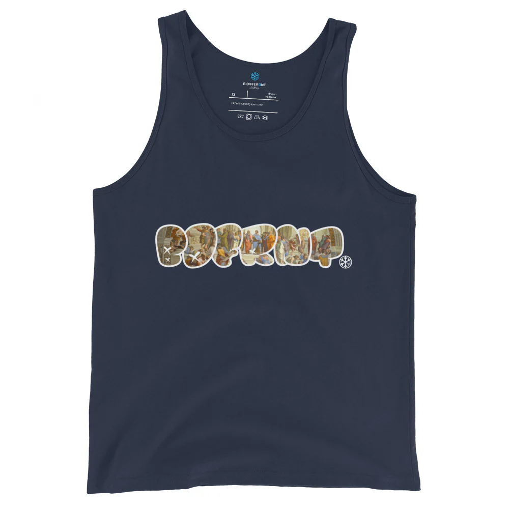 BDFRNT Throwie x School of Athens Graffiti Tank Top - Image 9