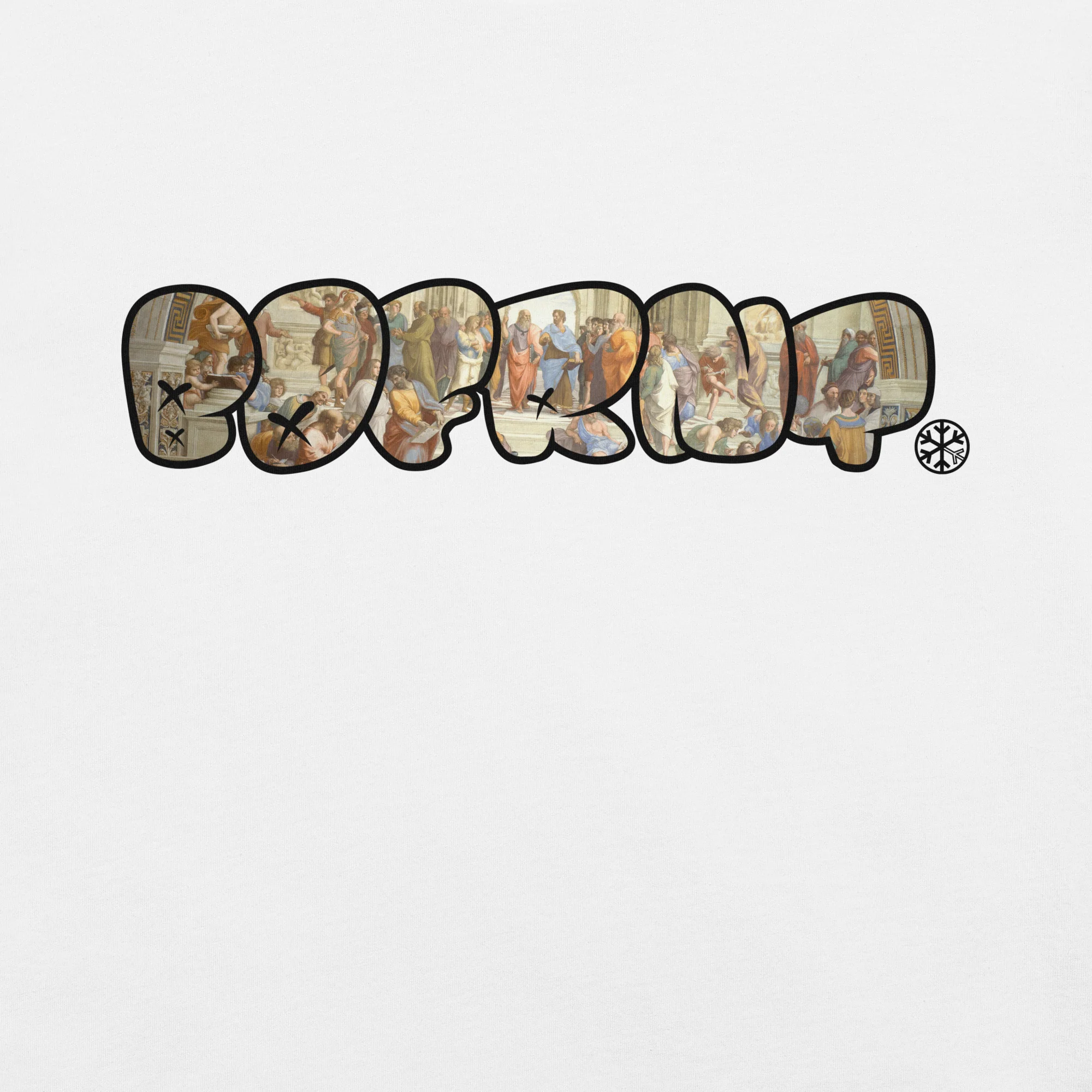 BDFRNT Throwie x School of Athens Graffiti Tee - Image 3