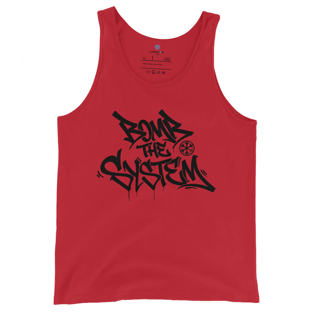 Bomb The System Graffiti Tank Top - Image 9