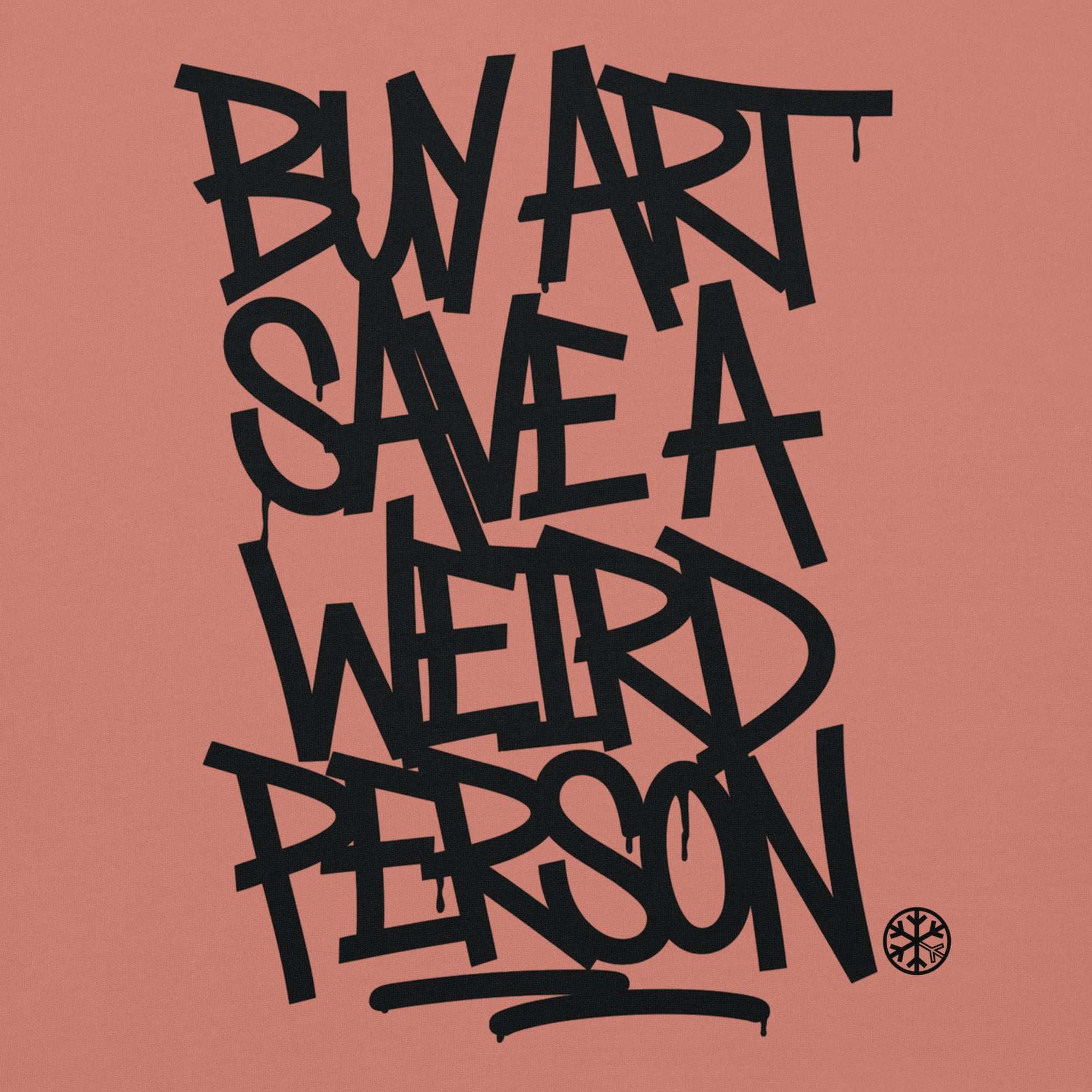 Buy Art Save a Weird Person Graffiti Hoodie - Image 14