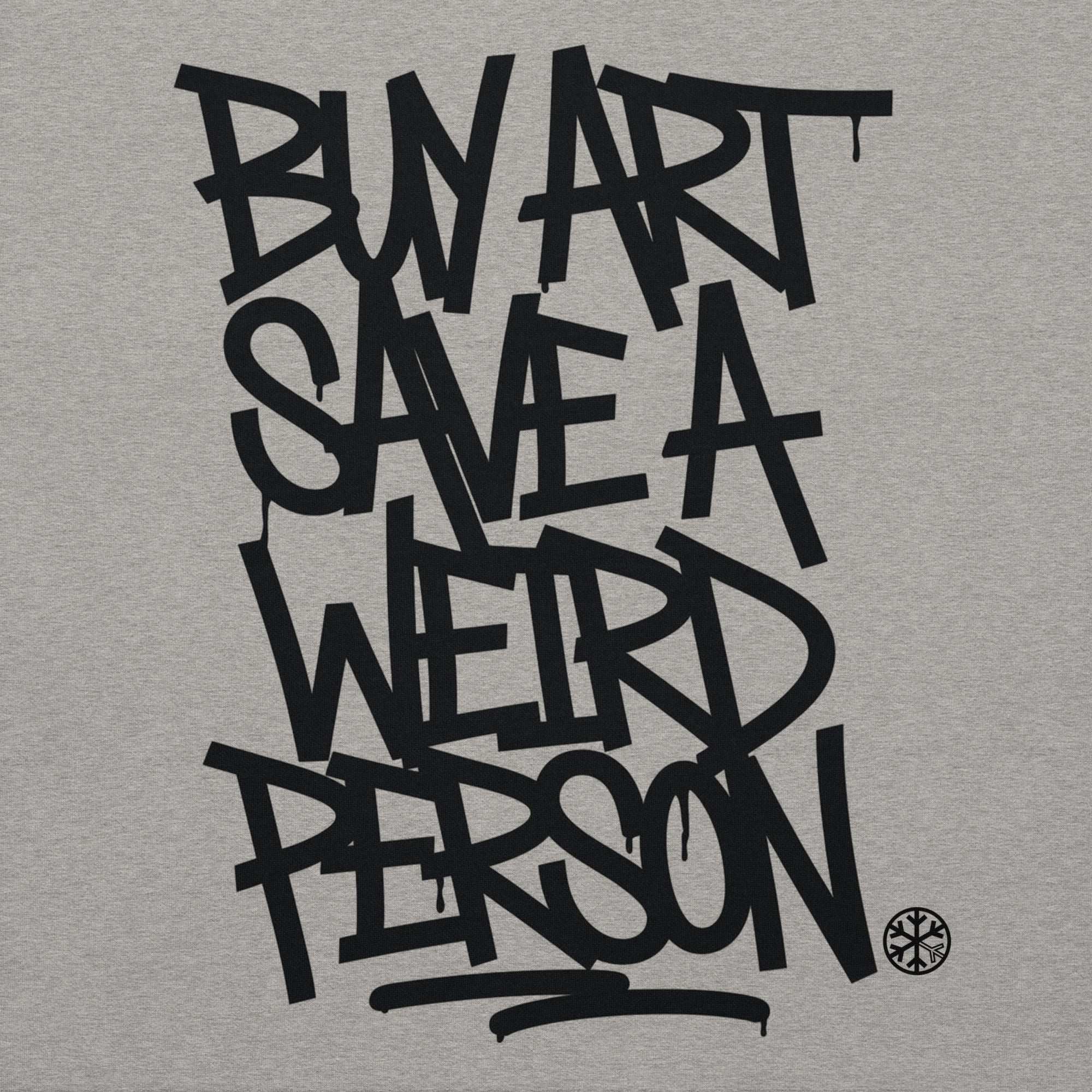 Buy Art Save a Weird Person Graffiti Hoodie - Image 26