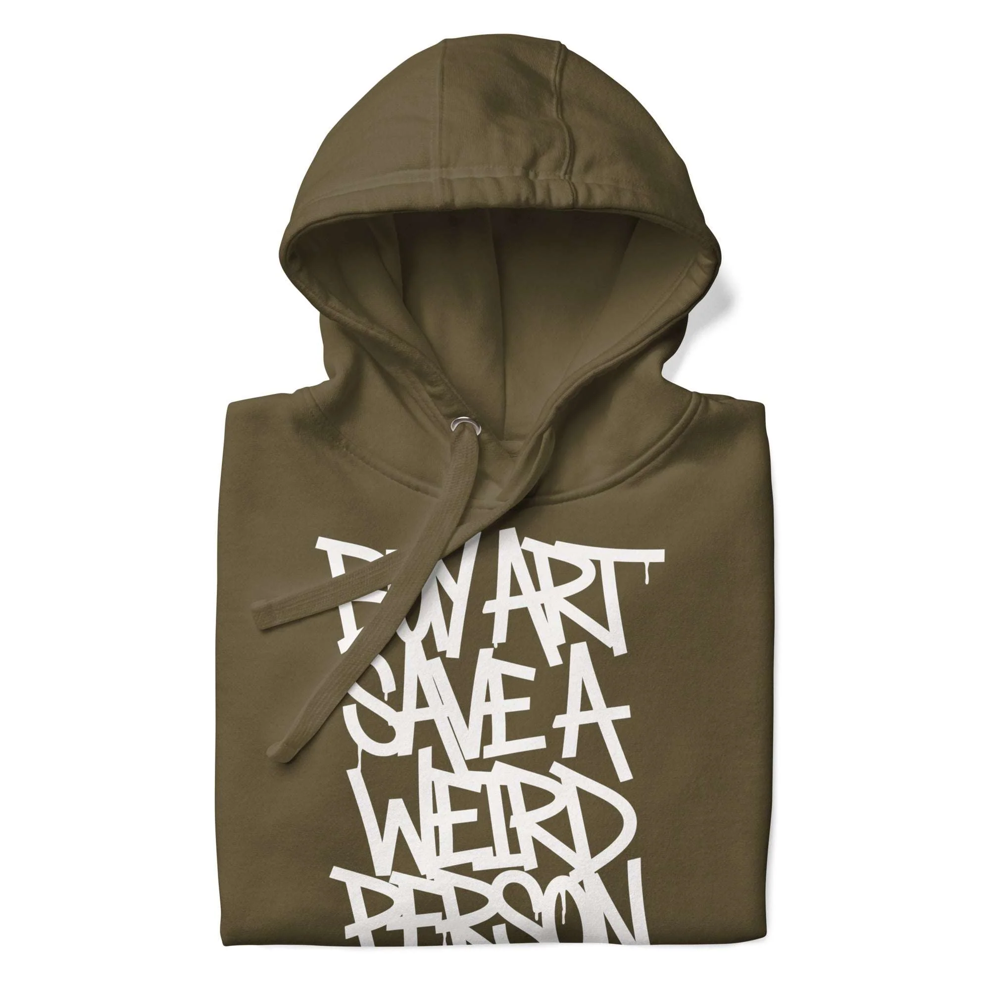 Buy Art Save a Weird Person Graffiti Hoodie - Image 3