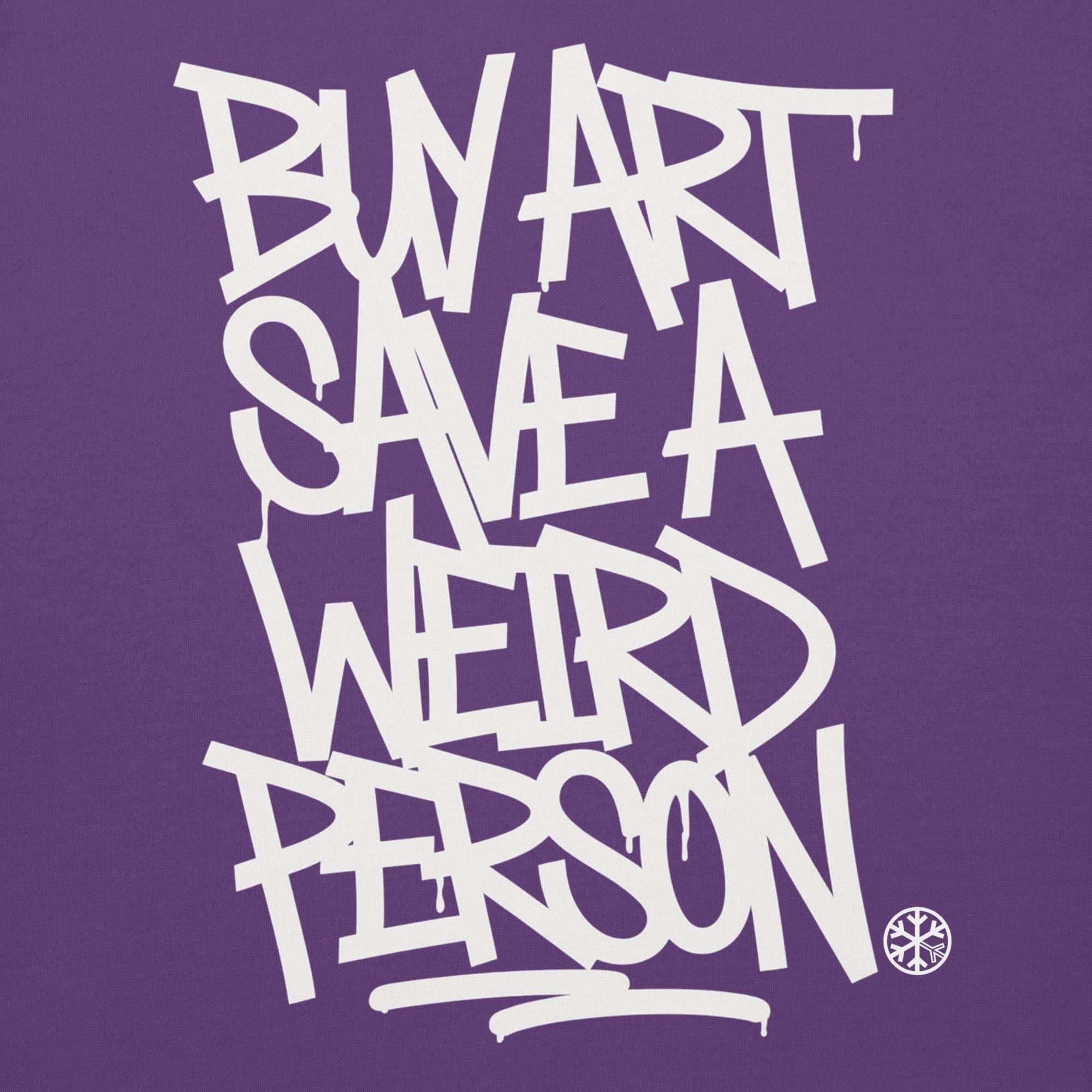 Buy Art Save a Weird Person Graffiti Hoodie - Image 32