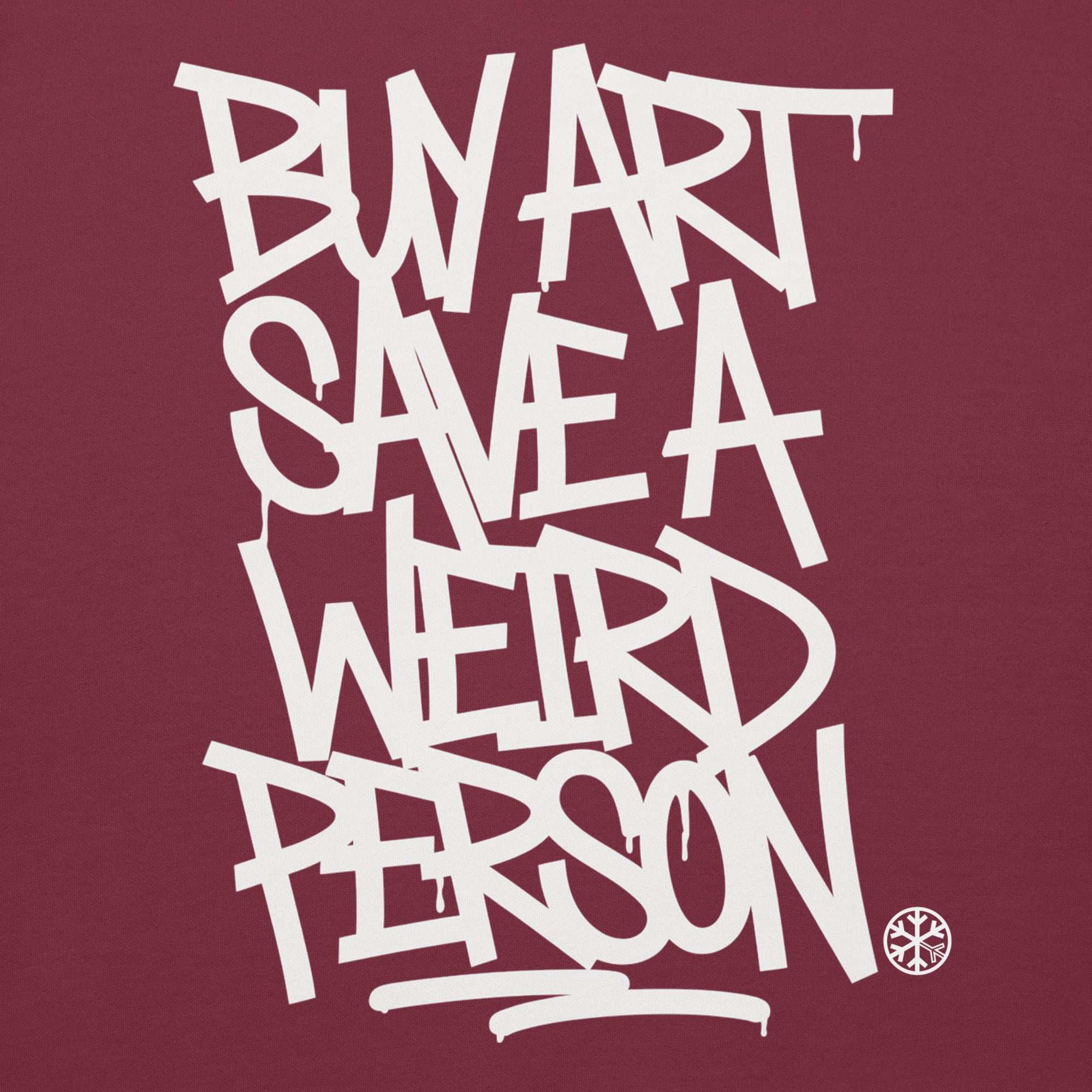 Buy Art Save a Weird Person Graffiti Hoodie - Image 50