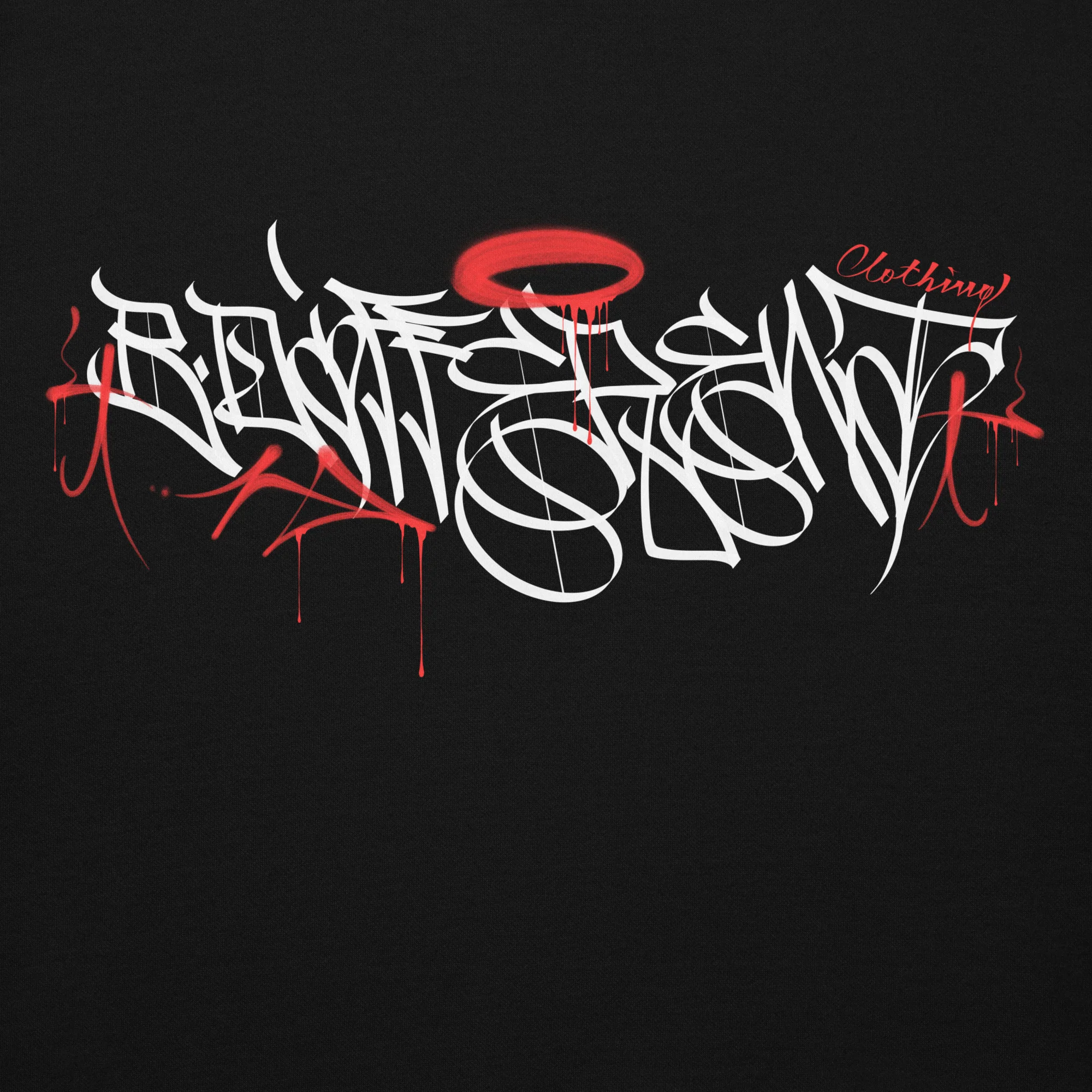 Caos One Collab Graffiti Hoodie - Image 8