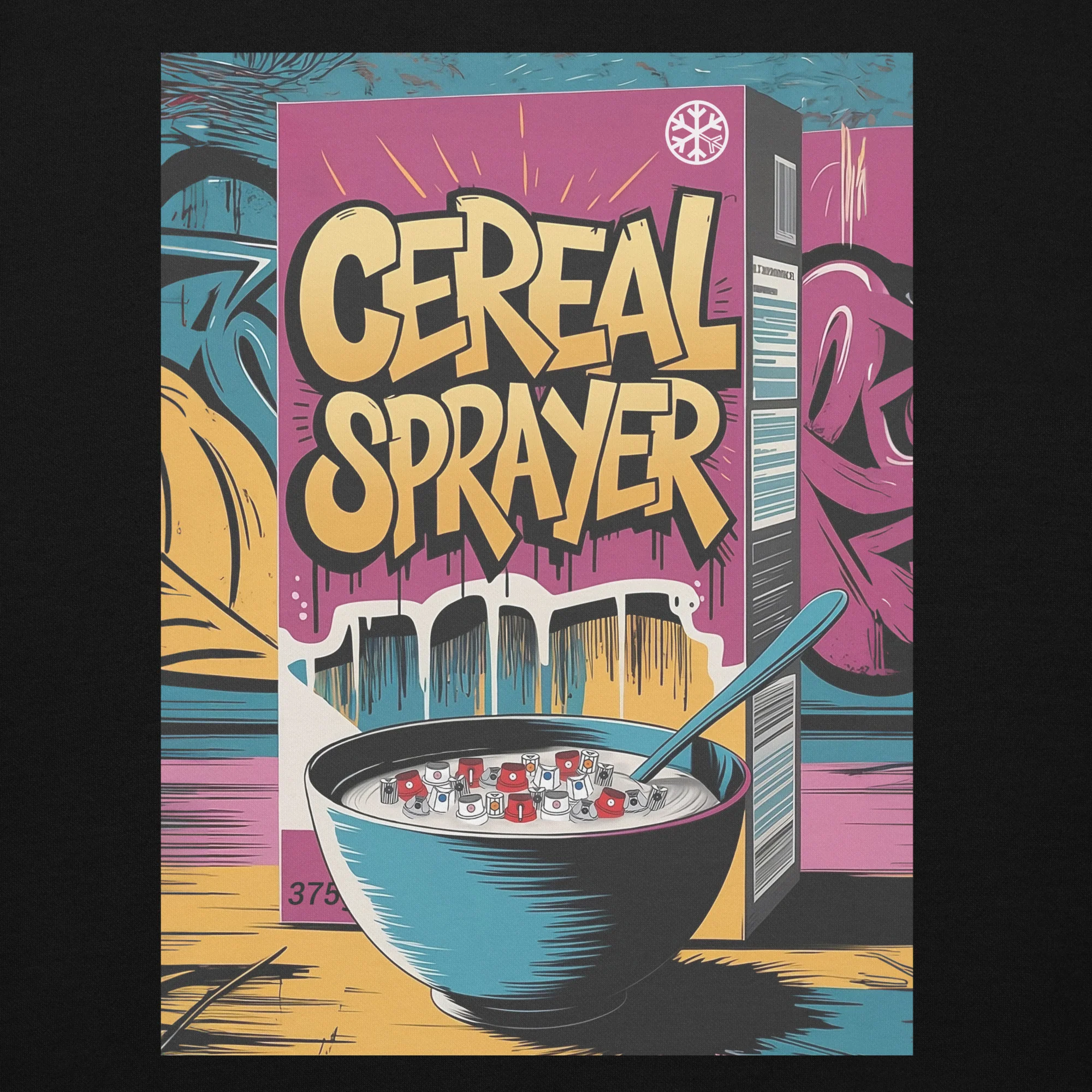 Cereal Sprayer Graffiti Hoodie - Image 9