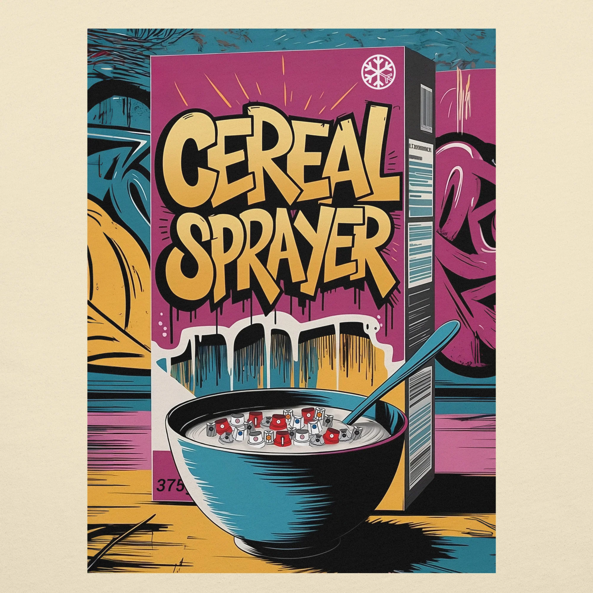 Cereal Sprayer Graffiti Tee - Image 44