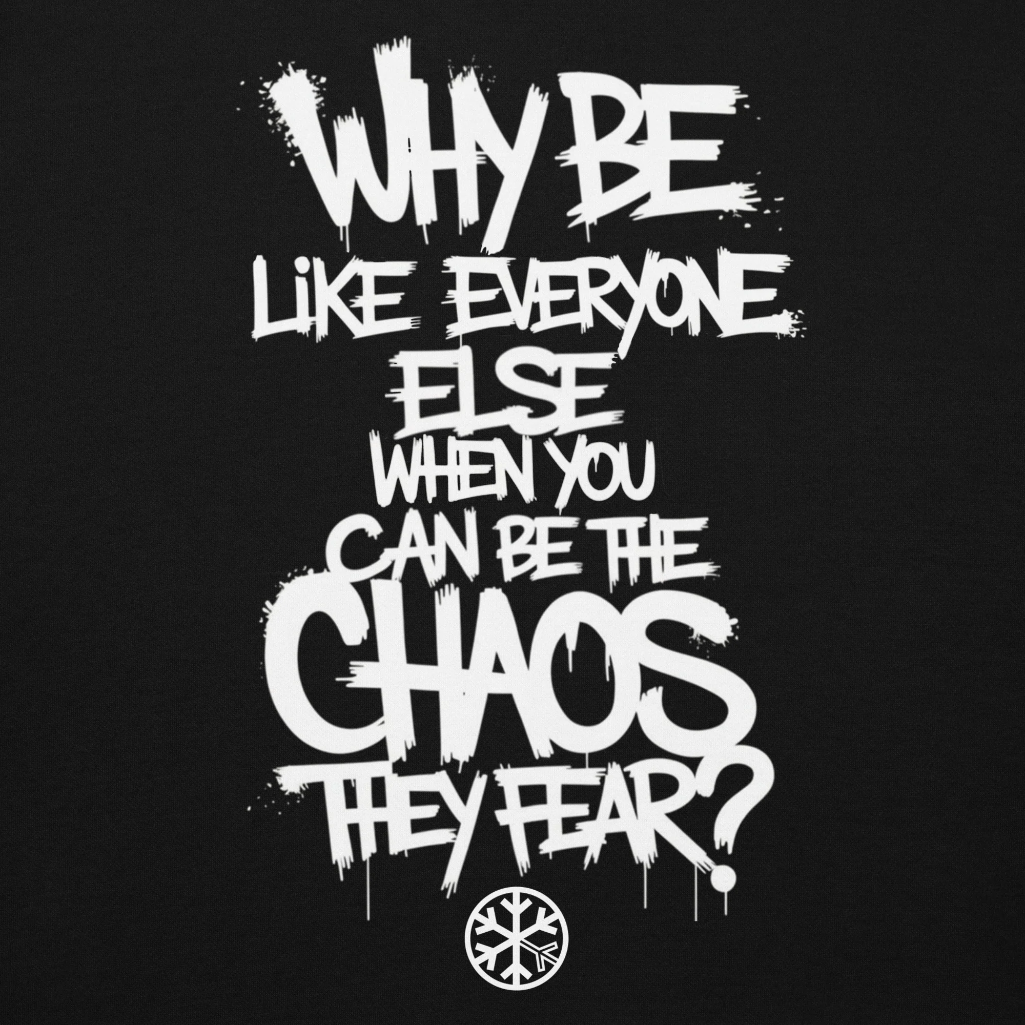 Chaos They Fear Graffiti Tag Hoodie - Image 8