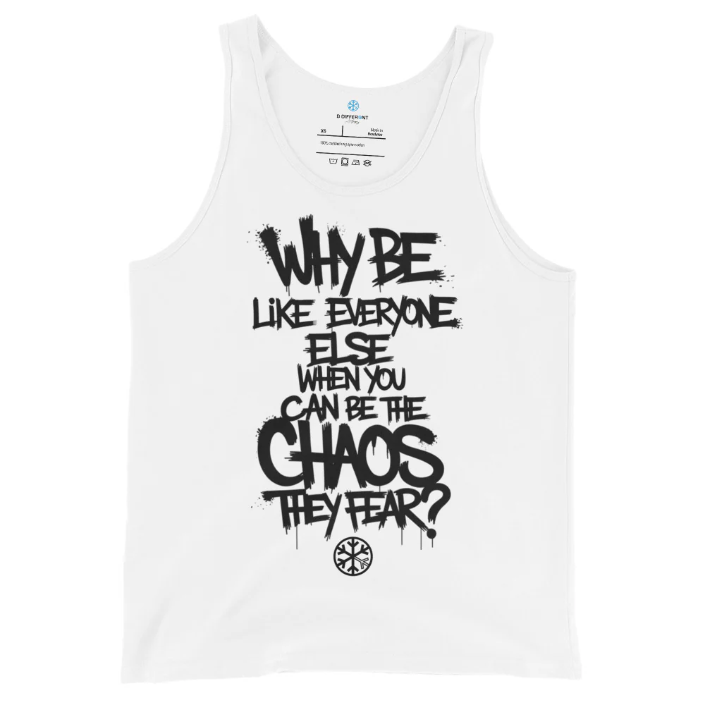 Chaos They Fear Graffiti Tag Tank Top - Image 11