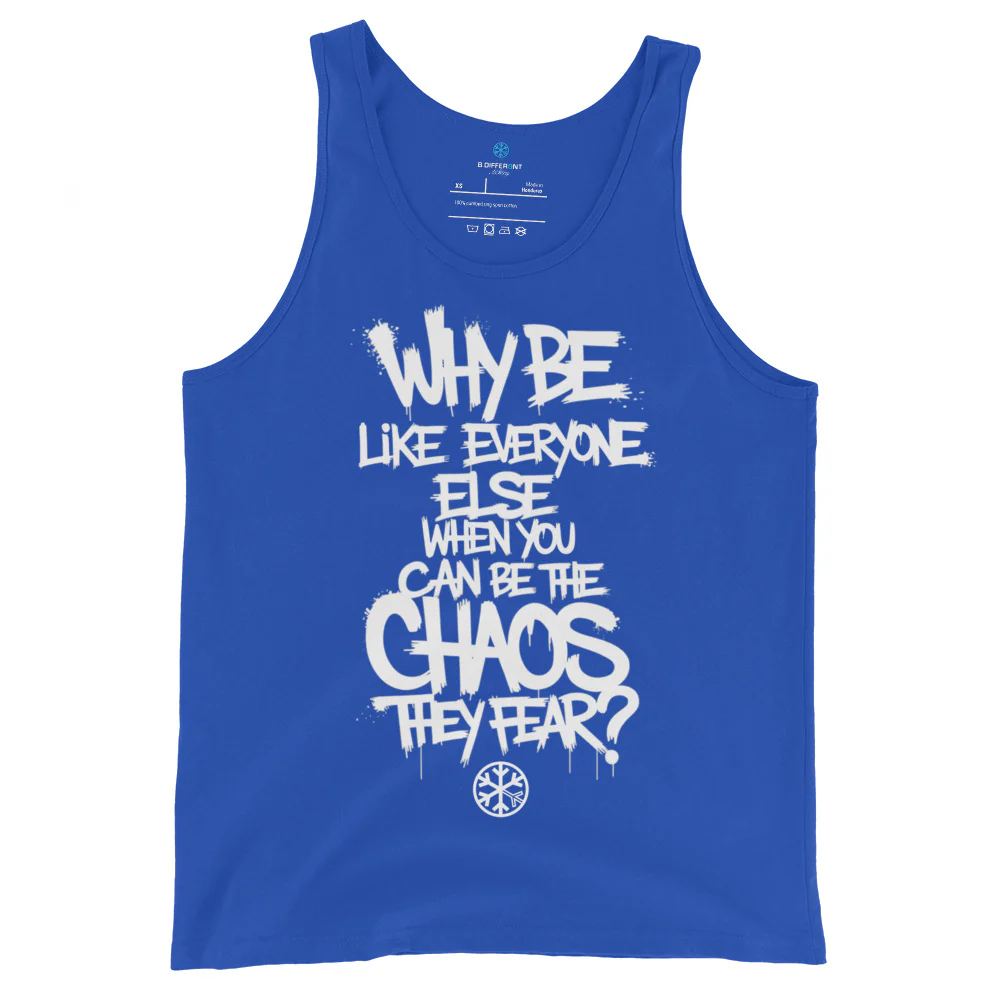 Chaos They Fear Graffiti Tag Tank Top - Image 5