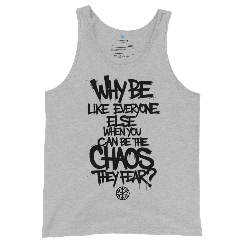 Chaos They Fear Graffiti Tag Tank Top - Image 9