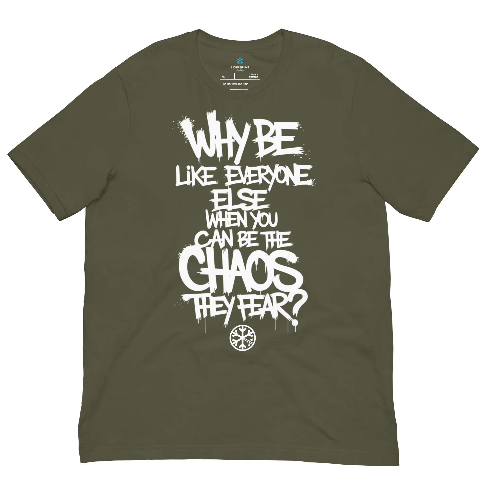 Chaos They Fear Graffiti Tag Tee - Image 14