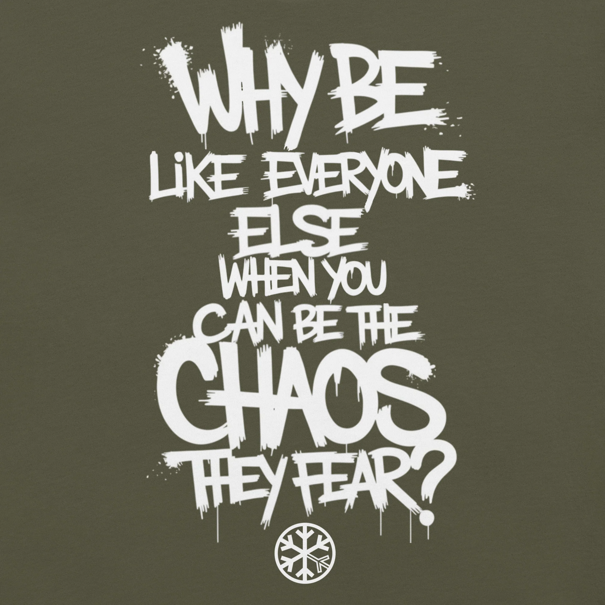 Chaos They Fear Graffiti Tag Tee - Image 15