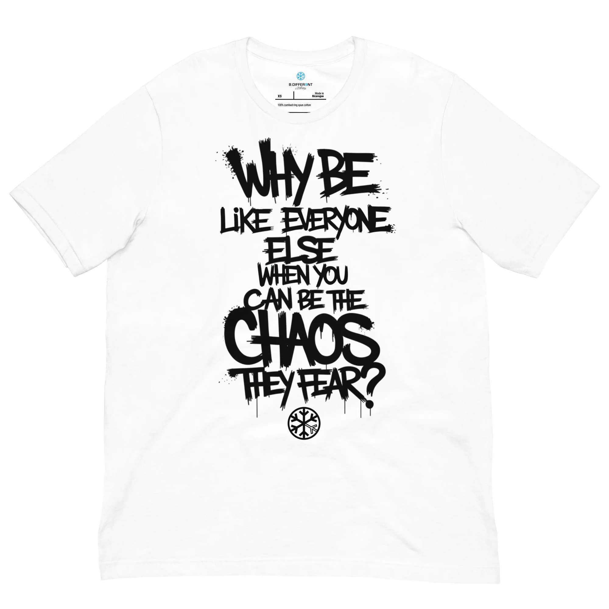 Chaos They Fear Graffiti Tag Tee - Image 38
