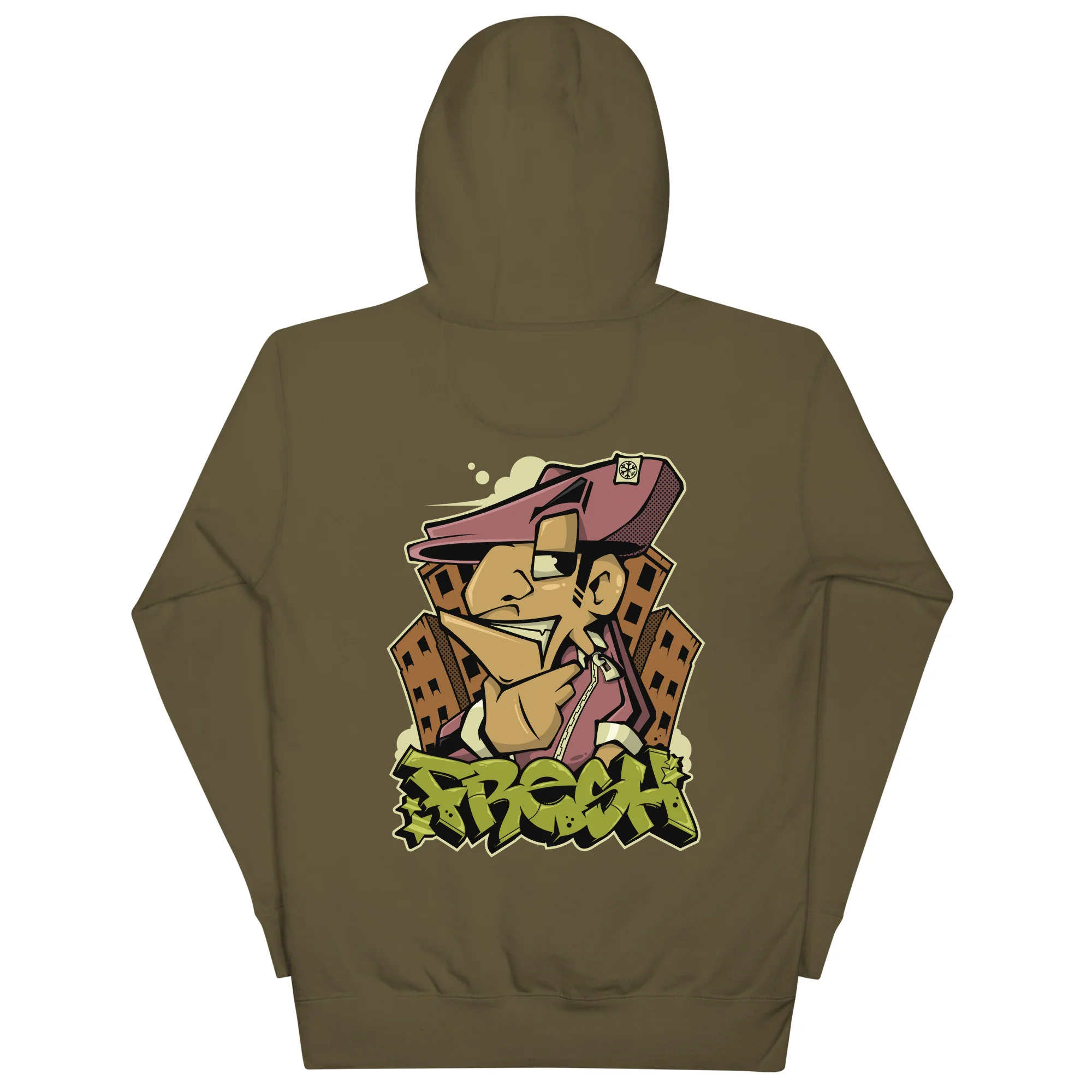 Fresh Graffiti Character Hoodie - Image 29