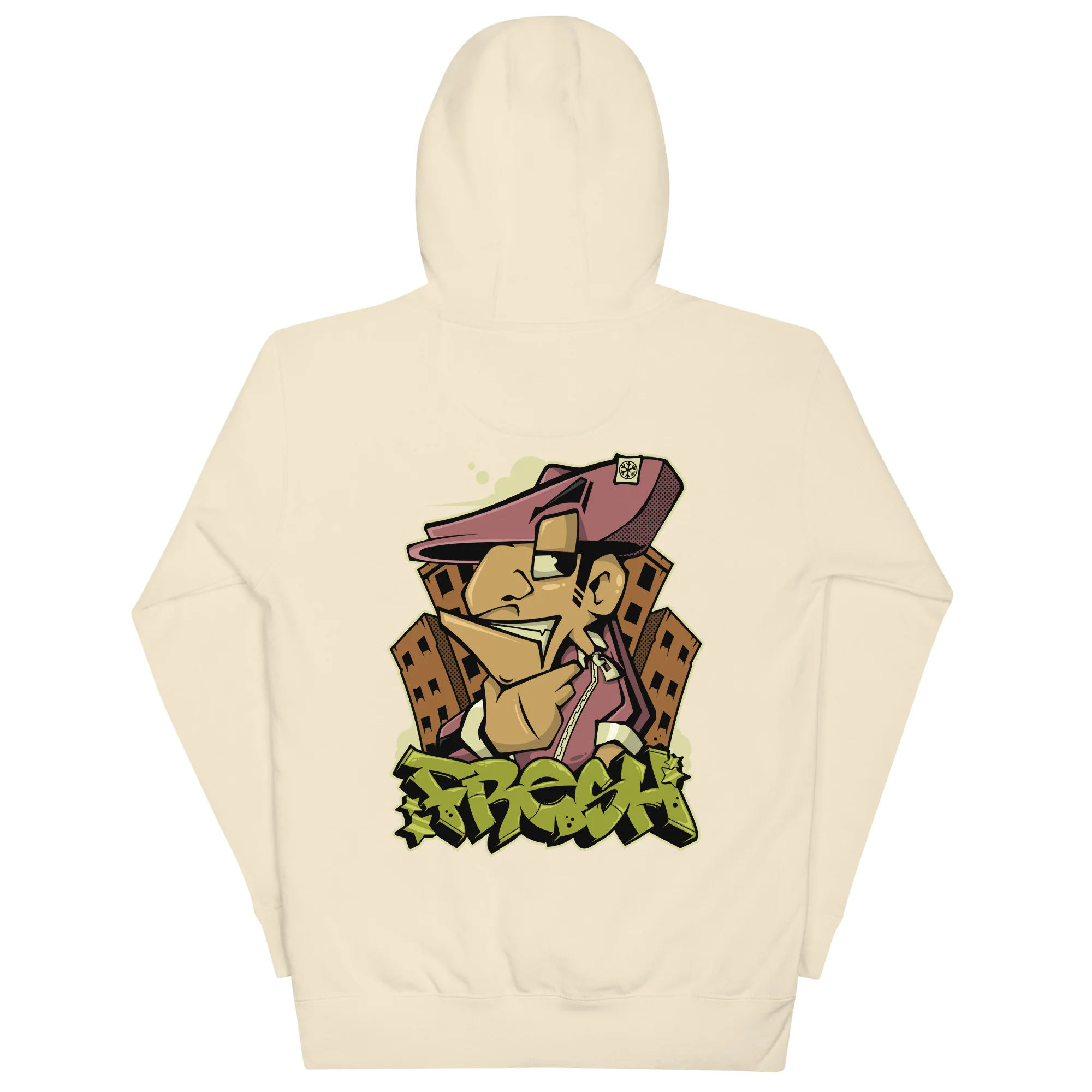 Fresh Graffiti Character Hoodie - Image 43