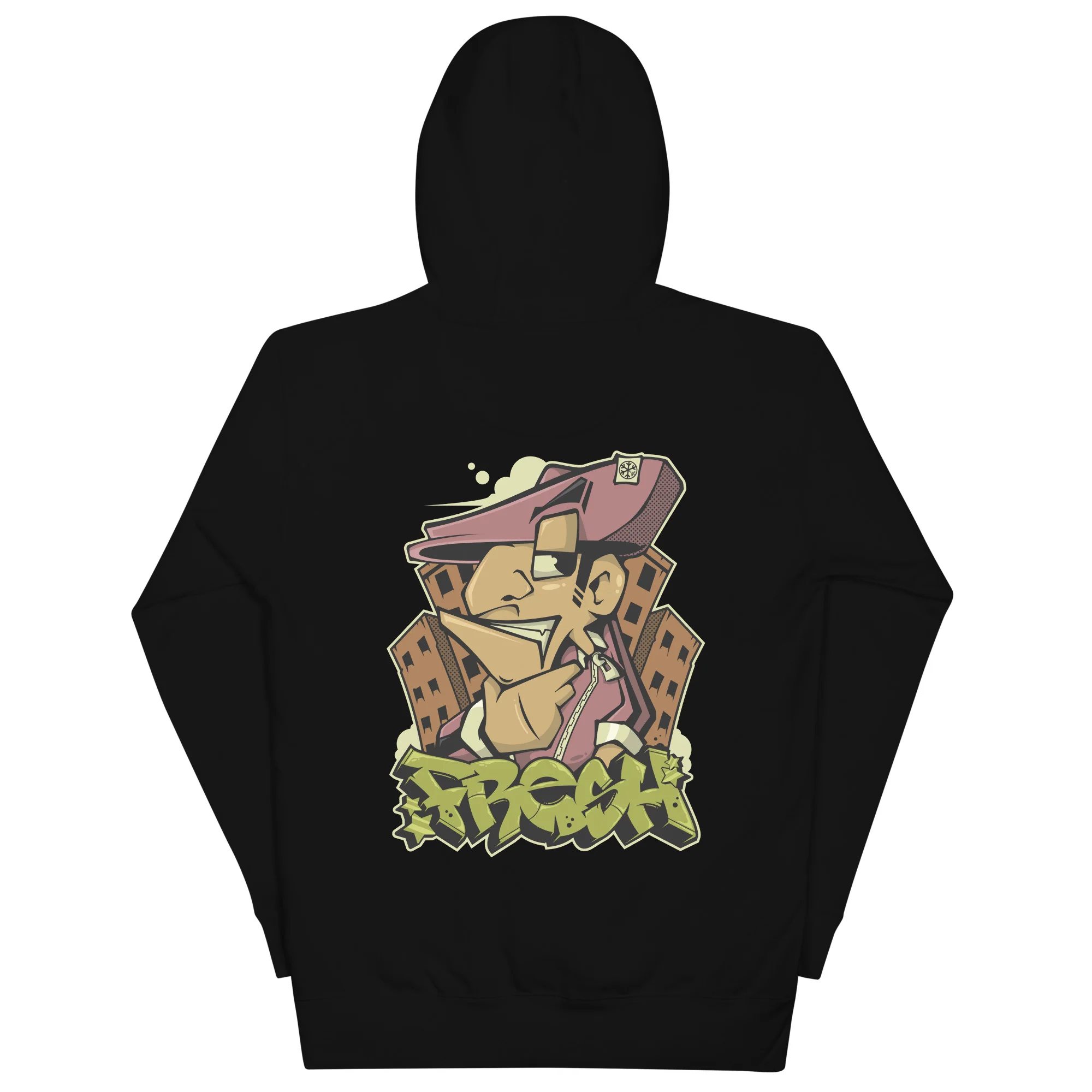 Fresh Graffiti Character Hoodie - Image 8