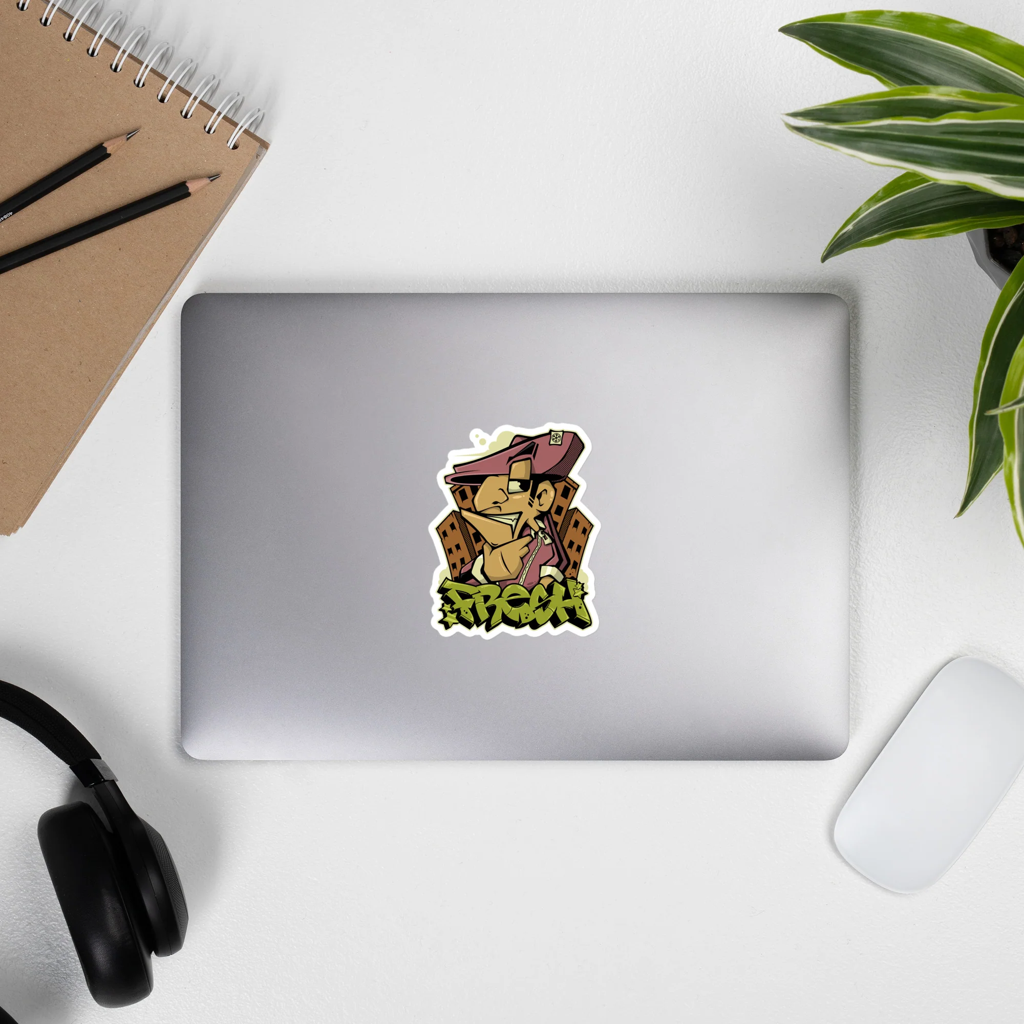 Fresh Graffiti Character Sticker - Image 2