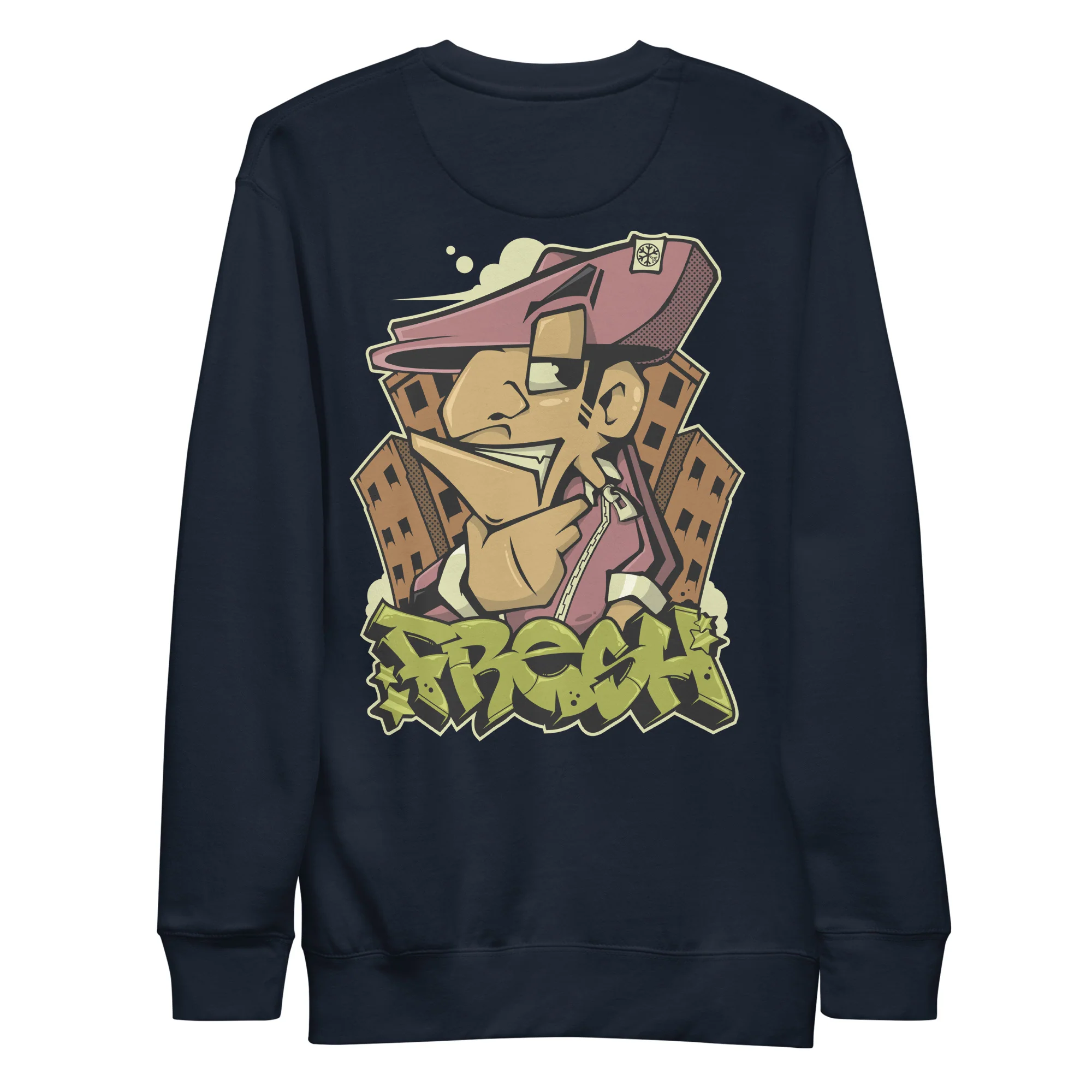Fresh Graffiti Character Sweatshirt