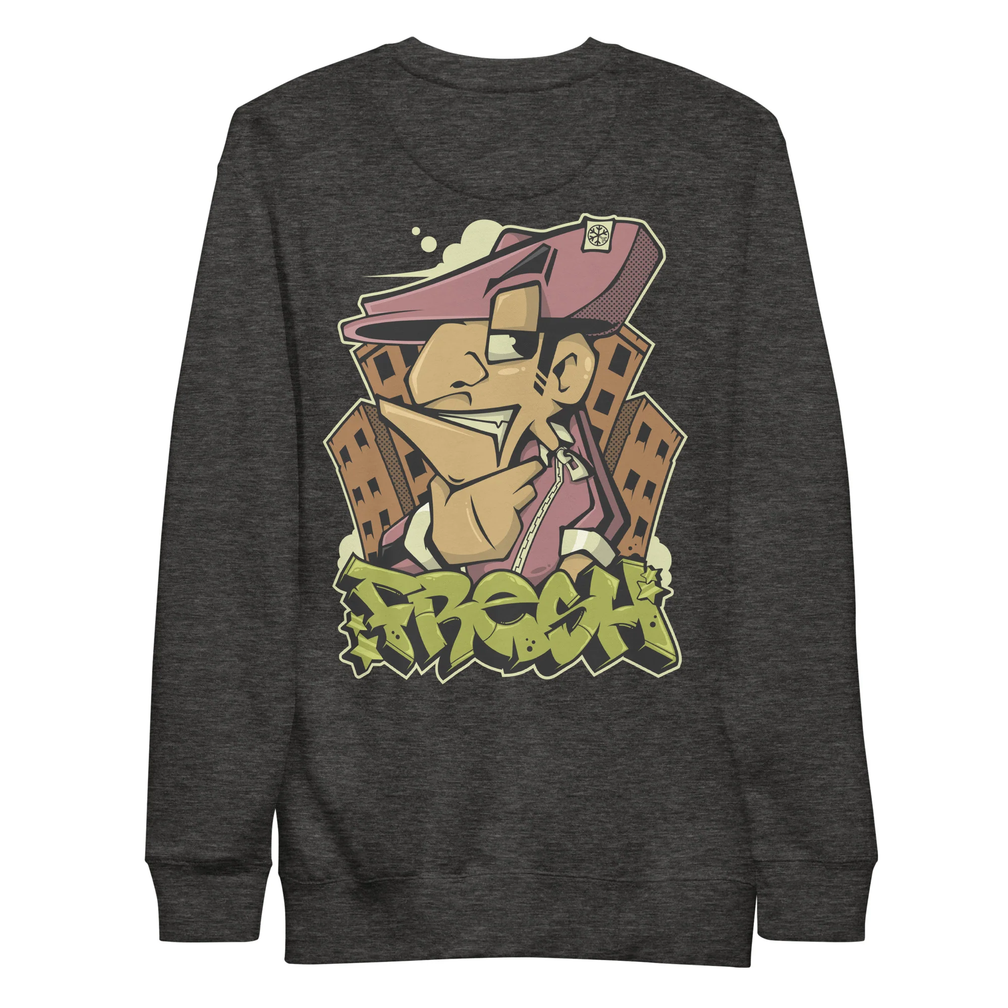 Fresh Graffiti Character Sweatshirt - Image 15
