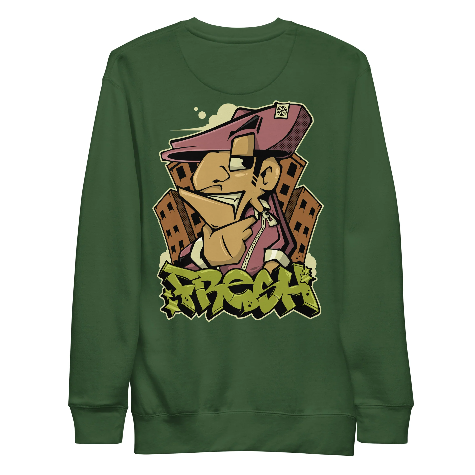 Fresh Graffiti Character Sweatshirt - Image 22