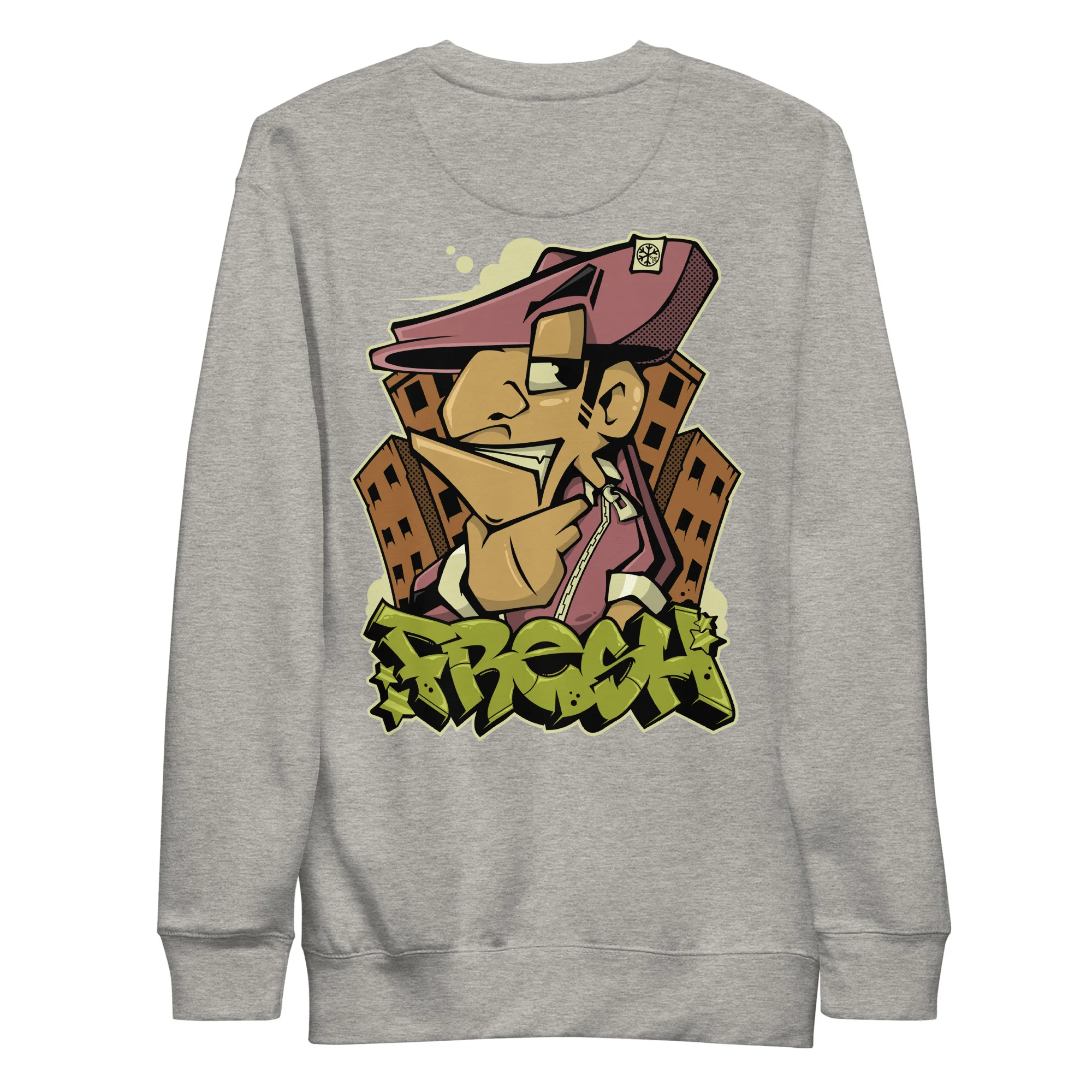Fresh Graffiti Character Sweatshirt - Image 36