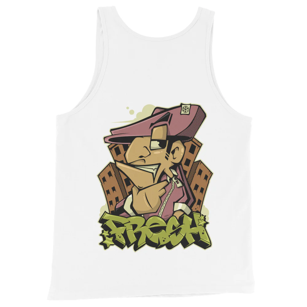 Fresh Graffiti Character Tank Top