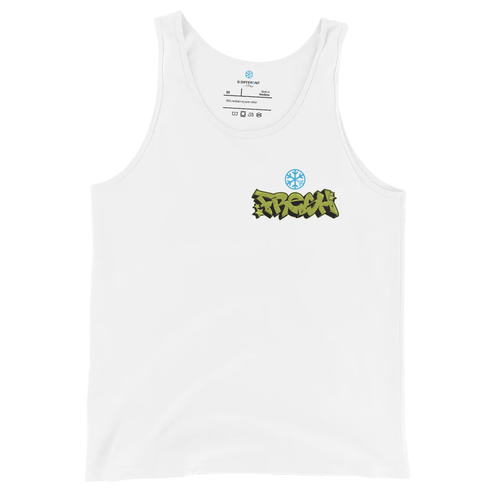 Fresh Graffiti Character Tank Top - Image 2