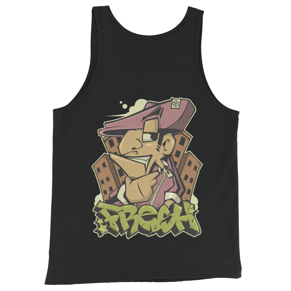 Fresh Graffiti Character Tank Top - Image 3
