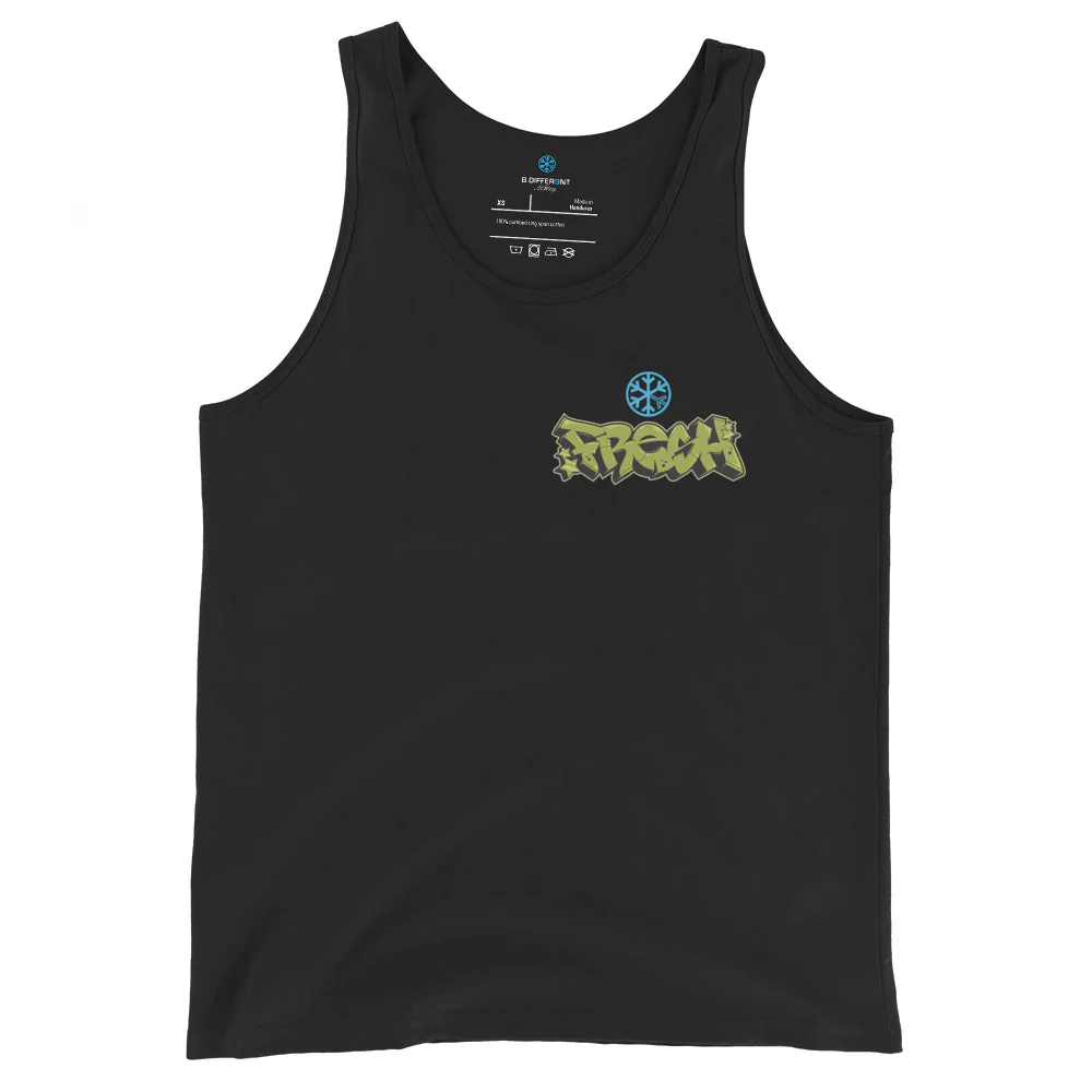 Fresh Graffiti Character Tank Top - Image 4
