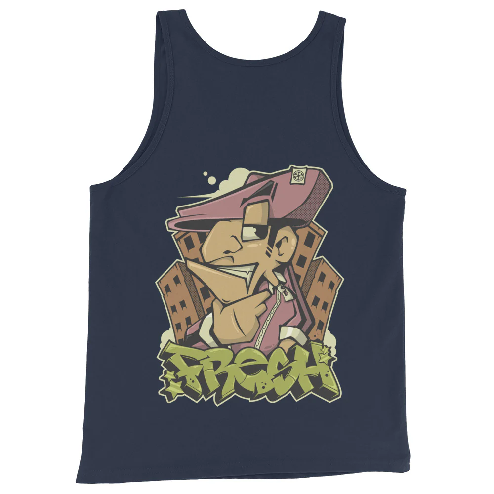 Fresh Graffiti Character Tank Top - Image 6
