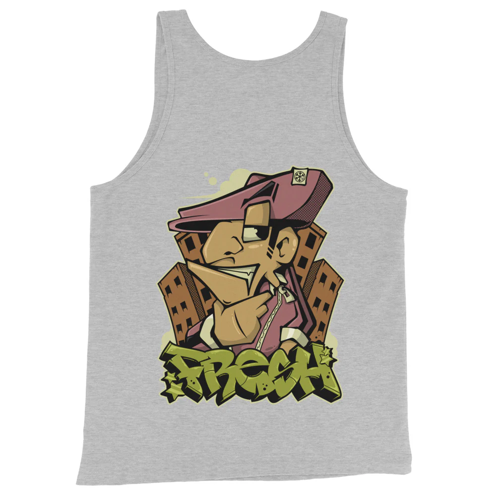 Fresh Graffiti Character Tank Top - Image 7