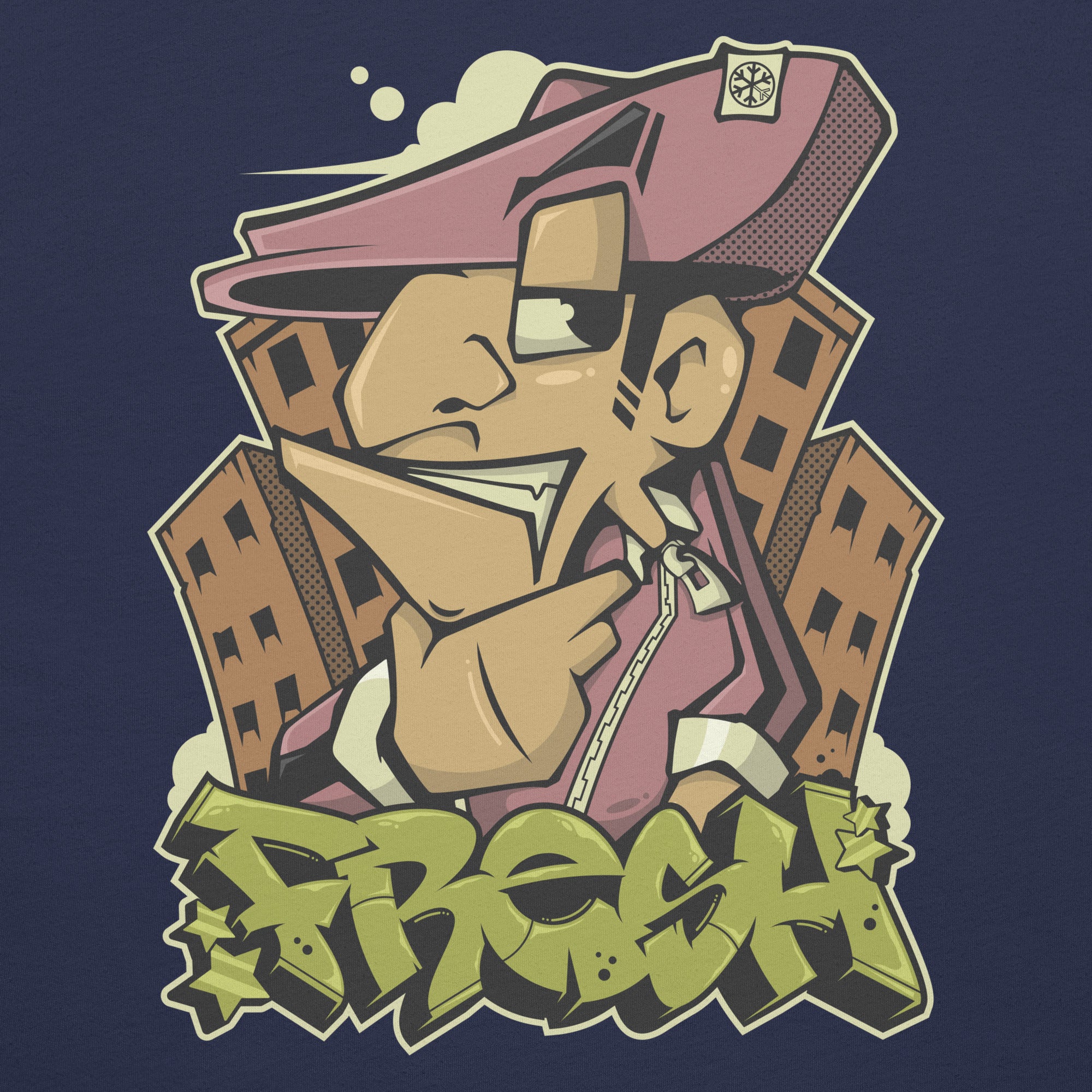Fresh Graffiti Character Tee - Image 9