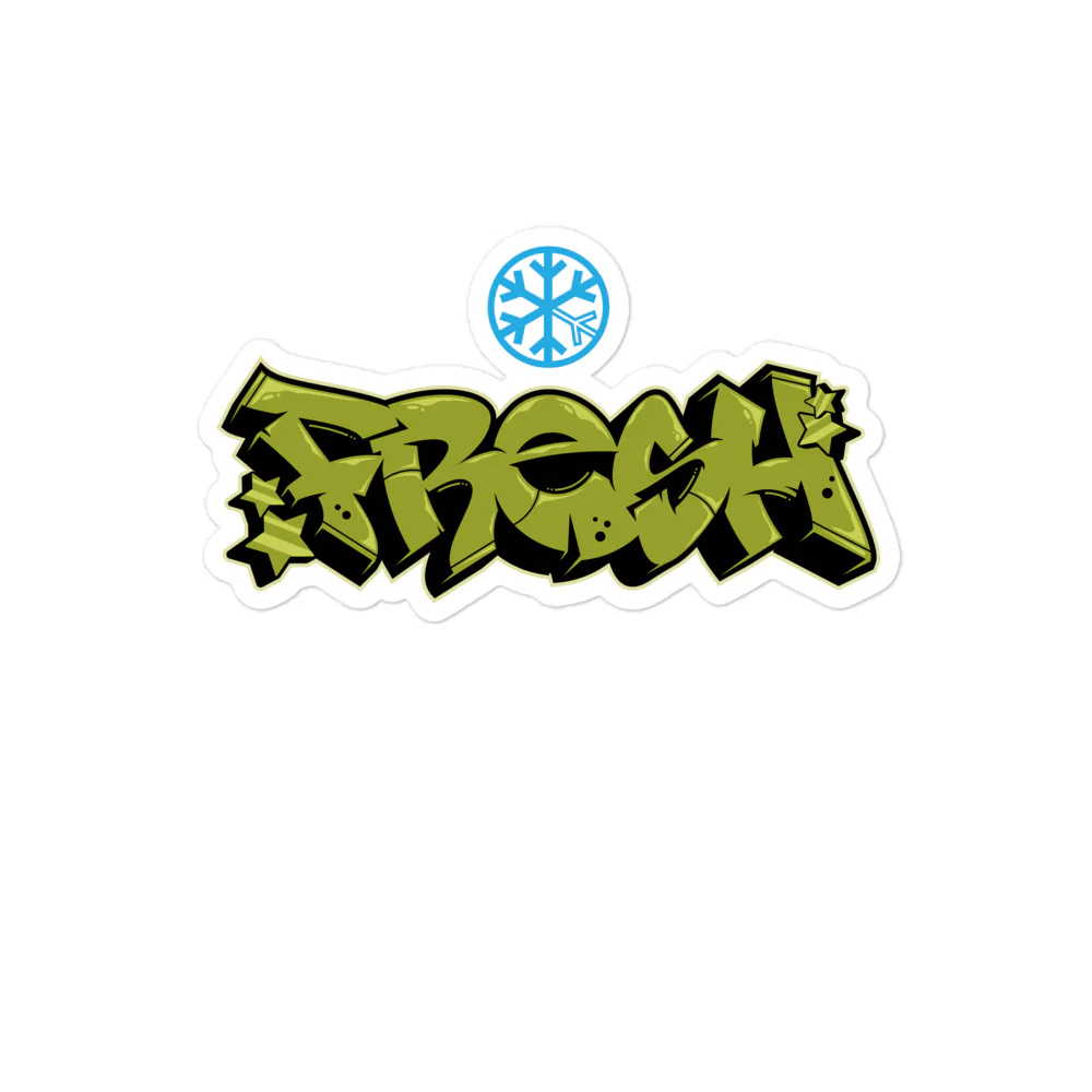 Fresh Graffiti Piece Sticker