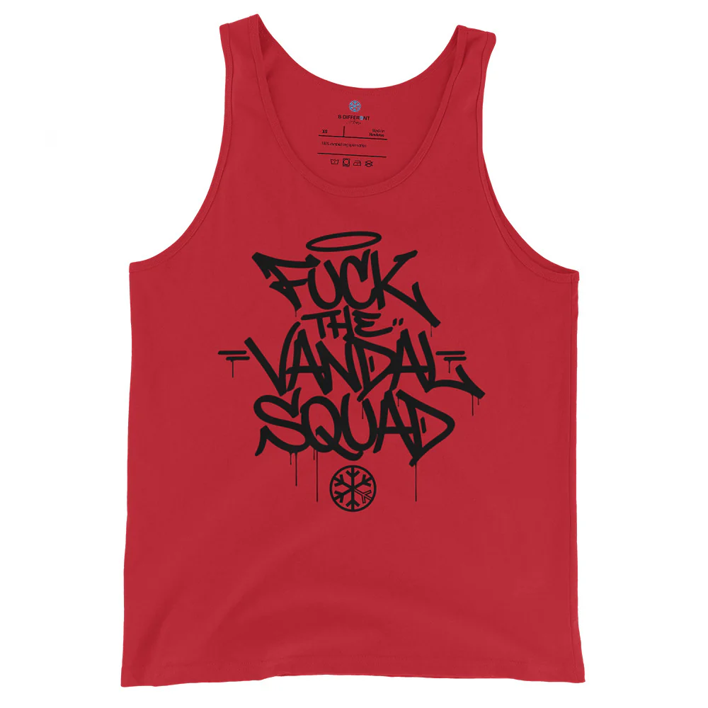 Fu*k The Vandal Squad Graffiti Tank Top - Image 11