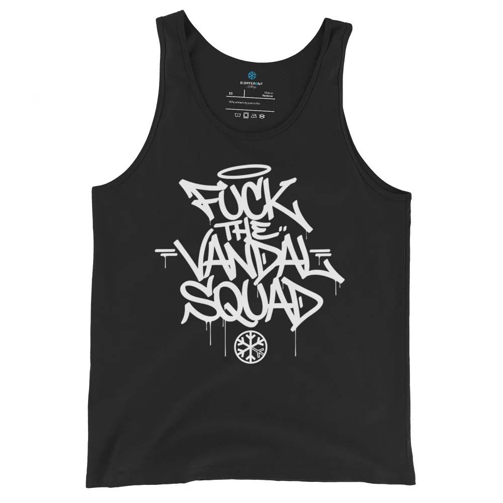 Fu*k The Vandal Squad Graffiti Tank Top - Image 3