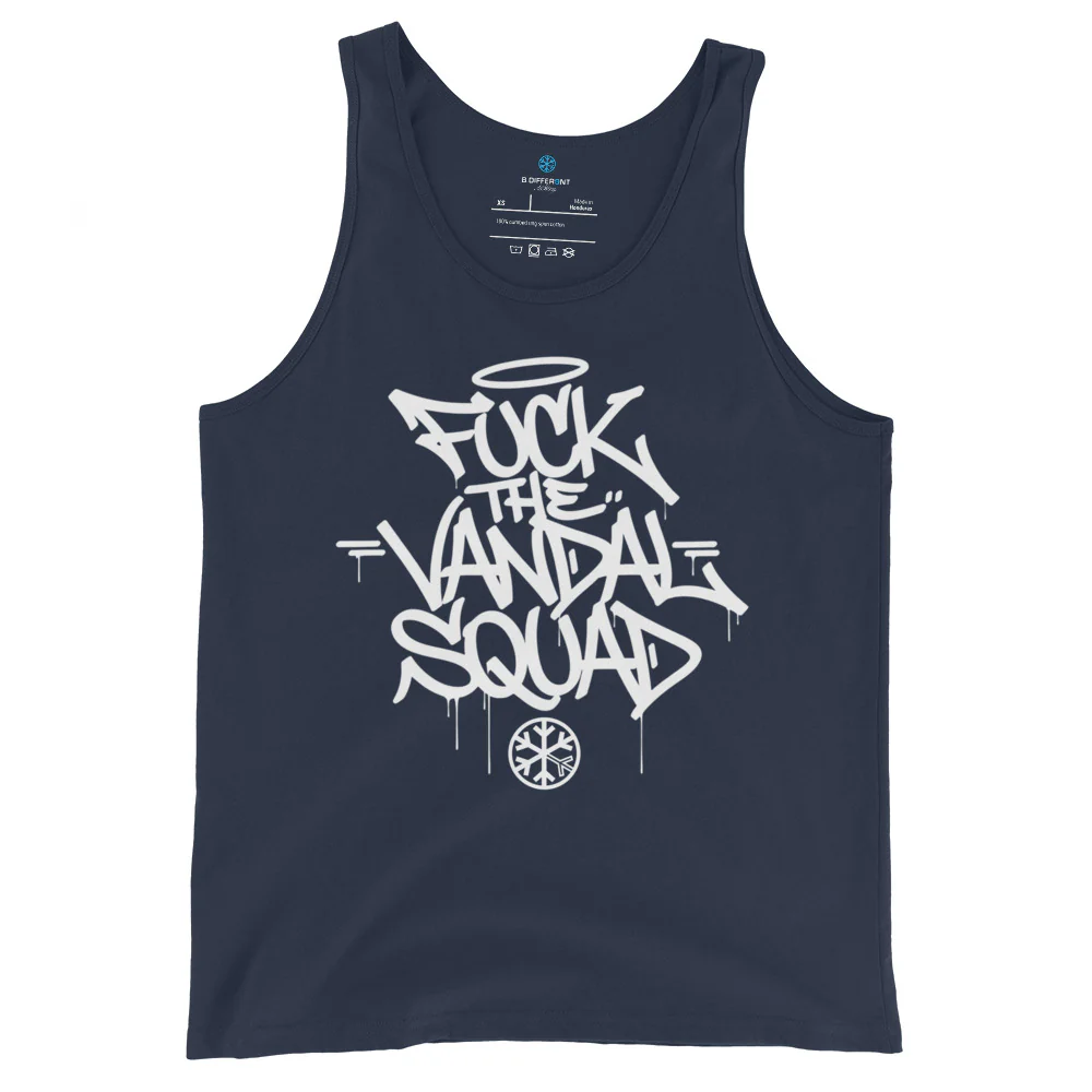 Fu*k The Vandal Squad Graffiti Tank Top - Image 5