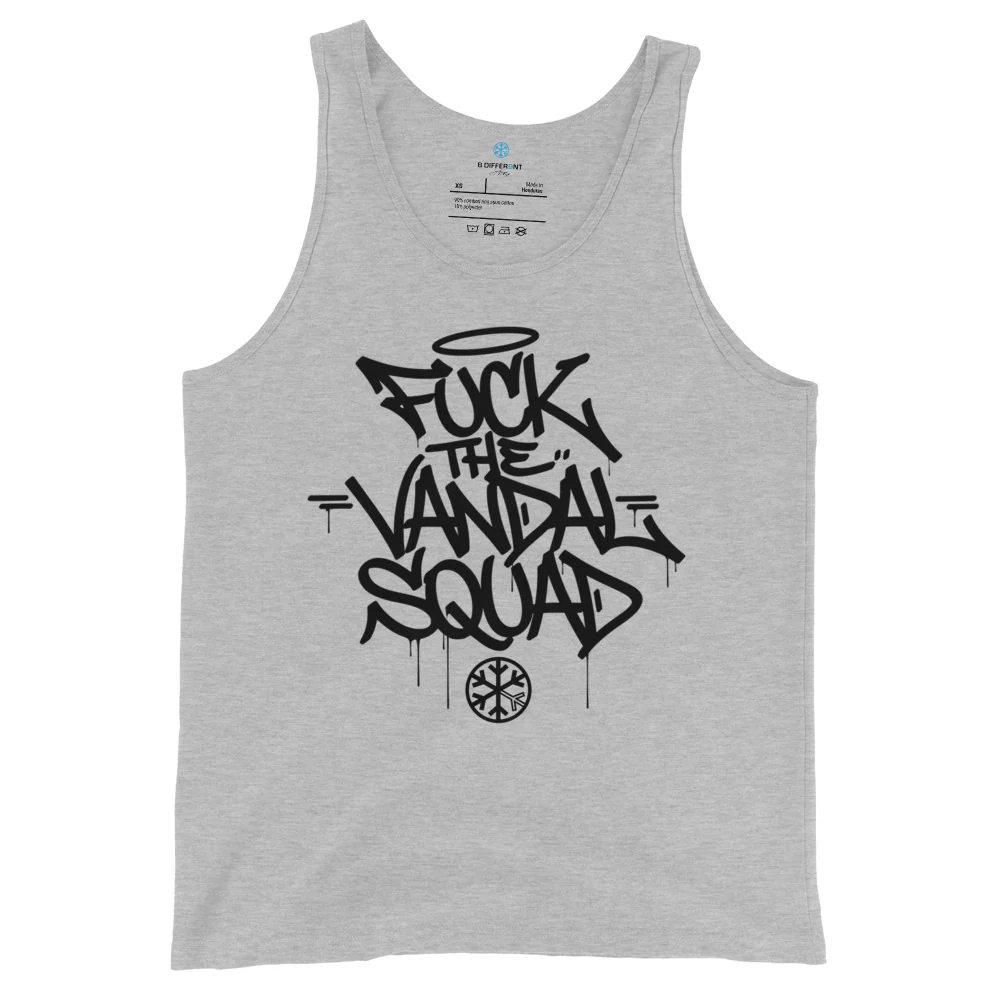 Fu*k The Vandal Squad Graffiti Tank Top - Image 9