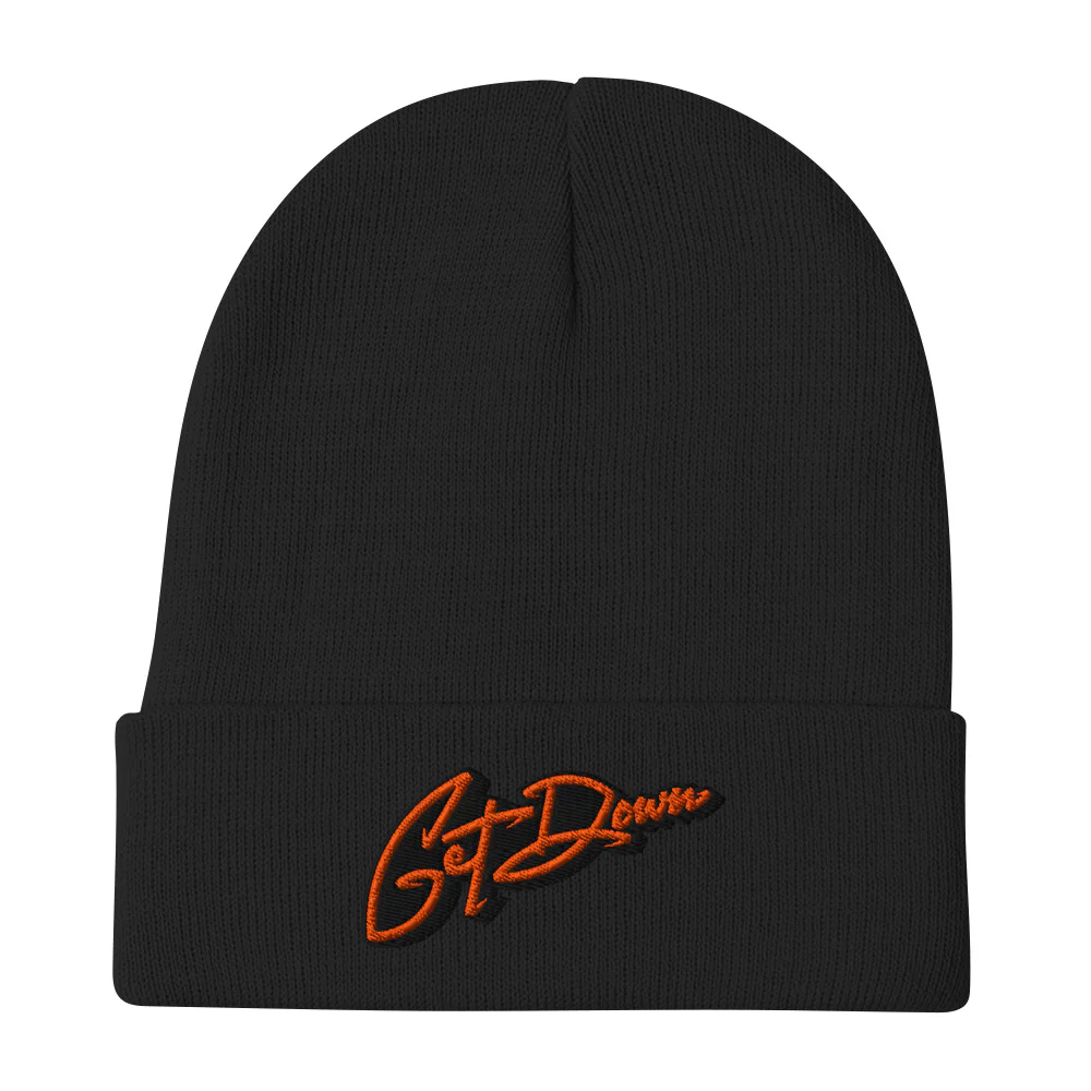 Get Down Graffiti Lettering Beanie Hat - Image 4