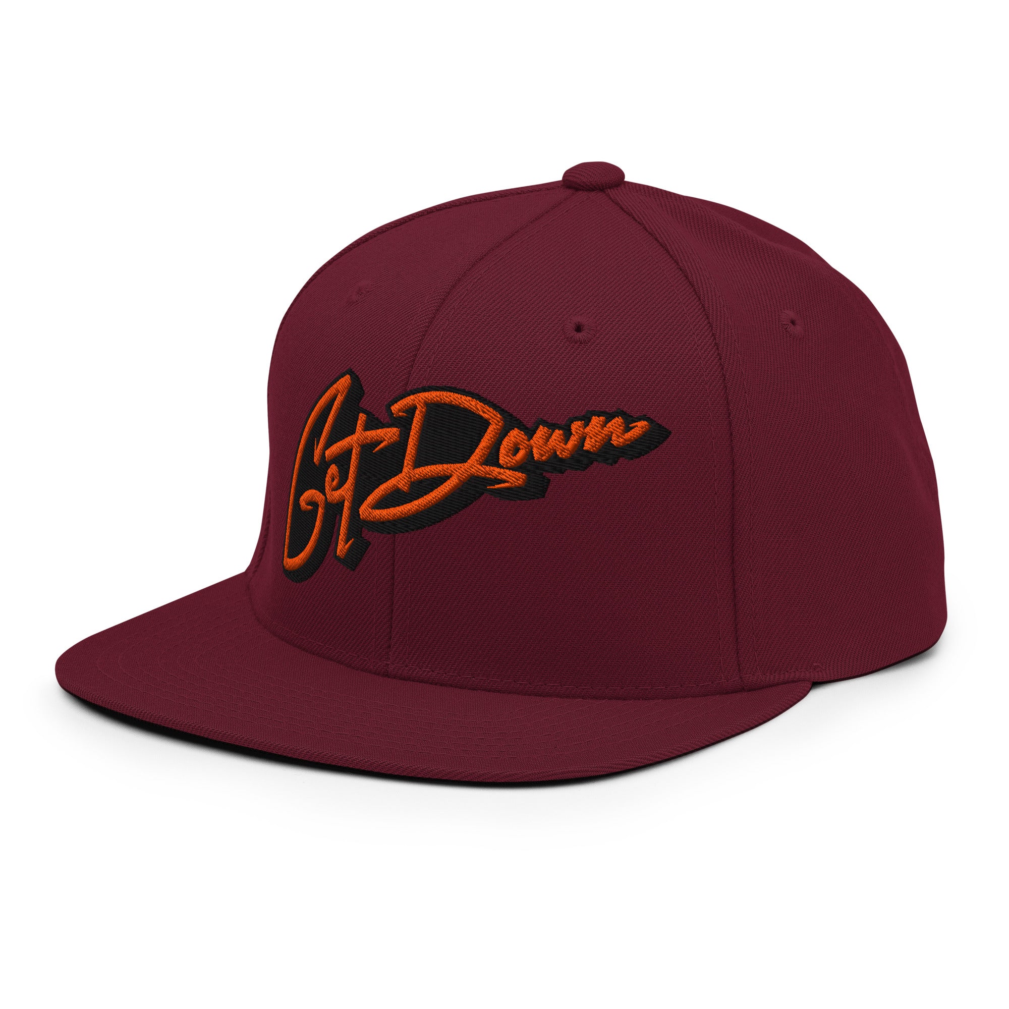 Get Down Graffiti Lettering Snapback Hat - Image 3