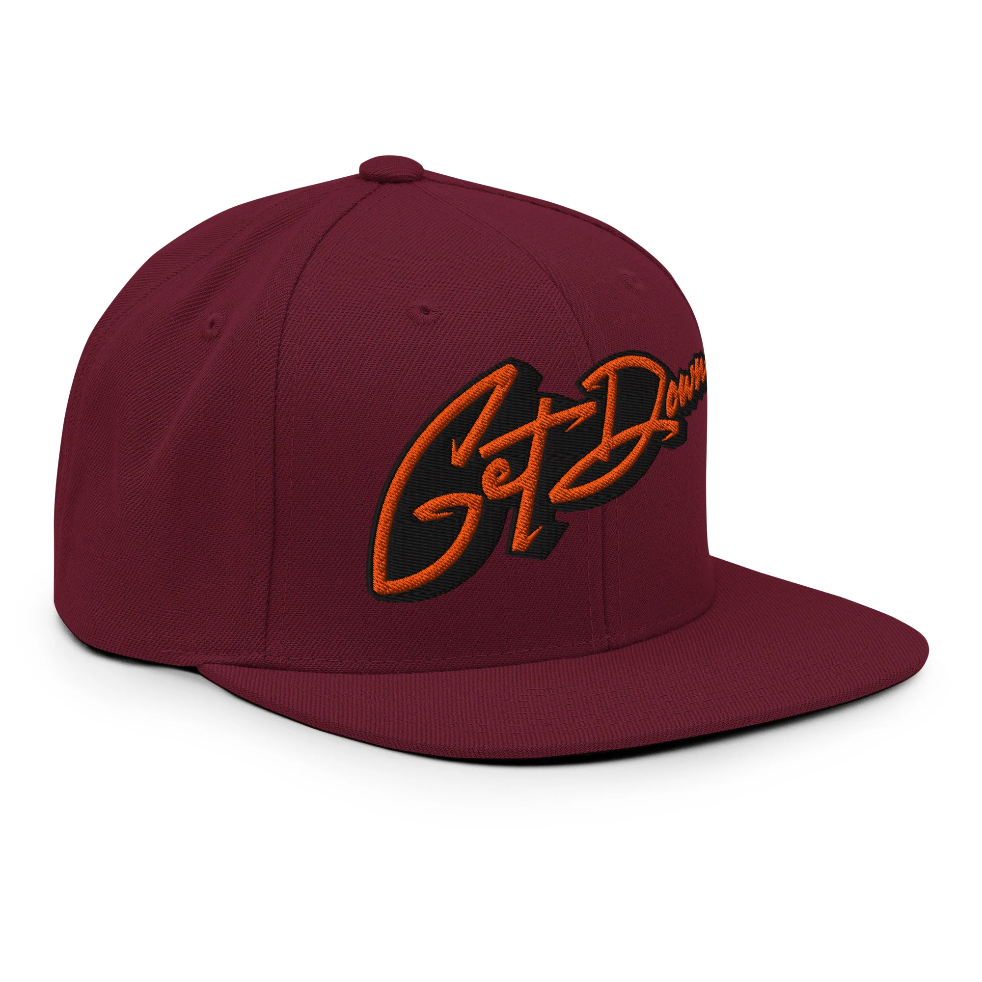 Get Down Graffiti Lettering Snapback Hat - Image 5