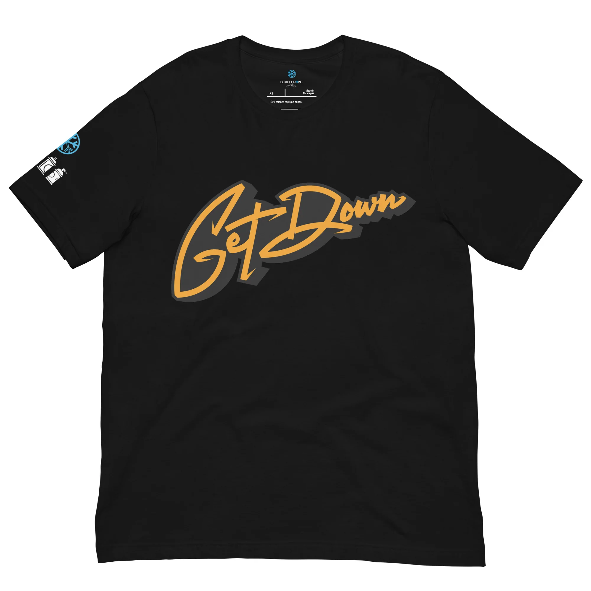 Get Down Graffiti Lettering Tee - Image 8