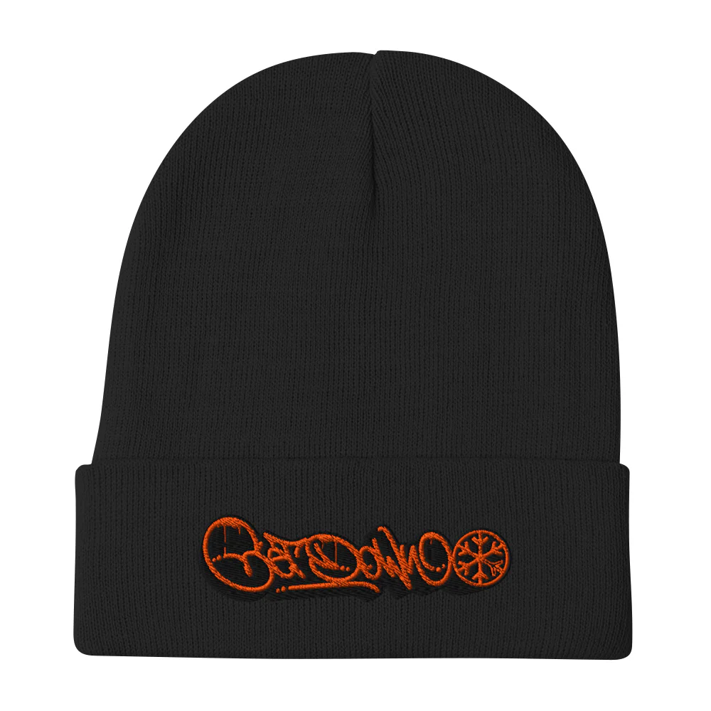 Get Down Graffiti Tag Beanie Hat - Image 4