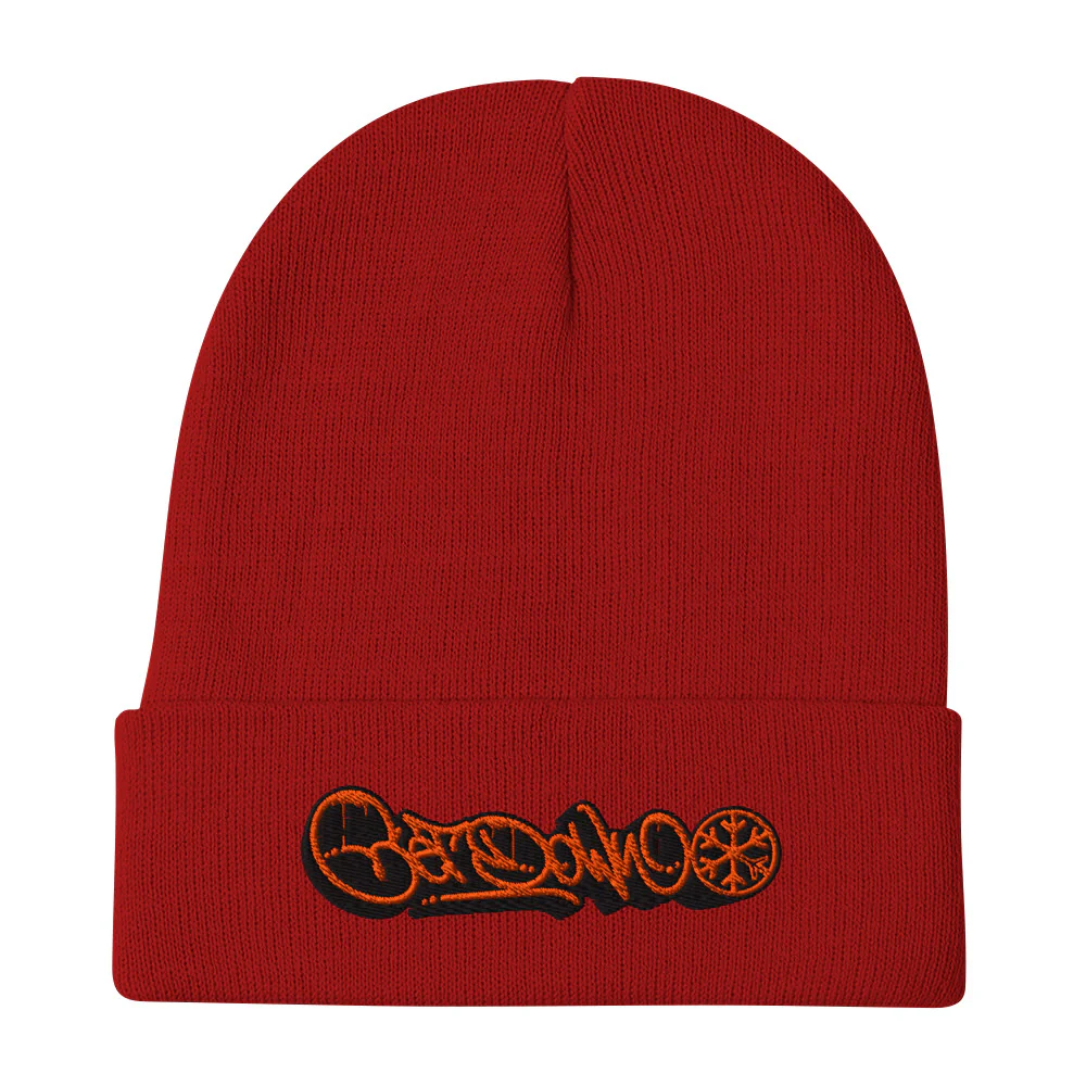 Get Down Graffiti Tag Beanie Hat - Image 6