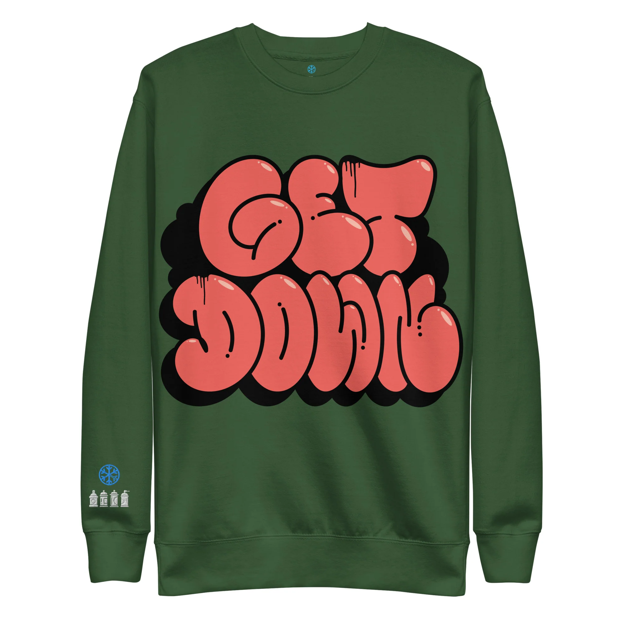Get Down Graffiti Throw-up Sweatshirt