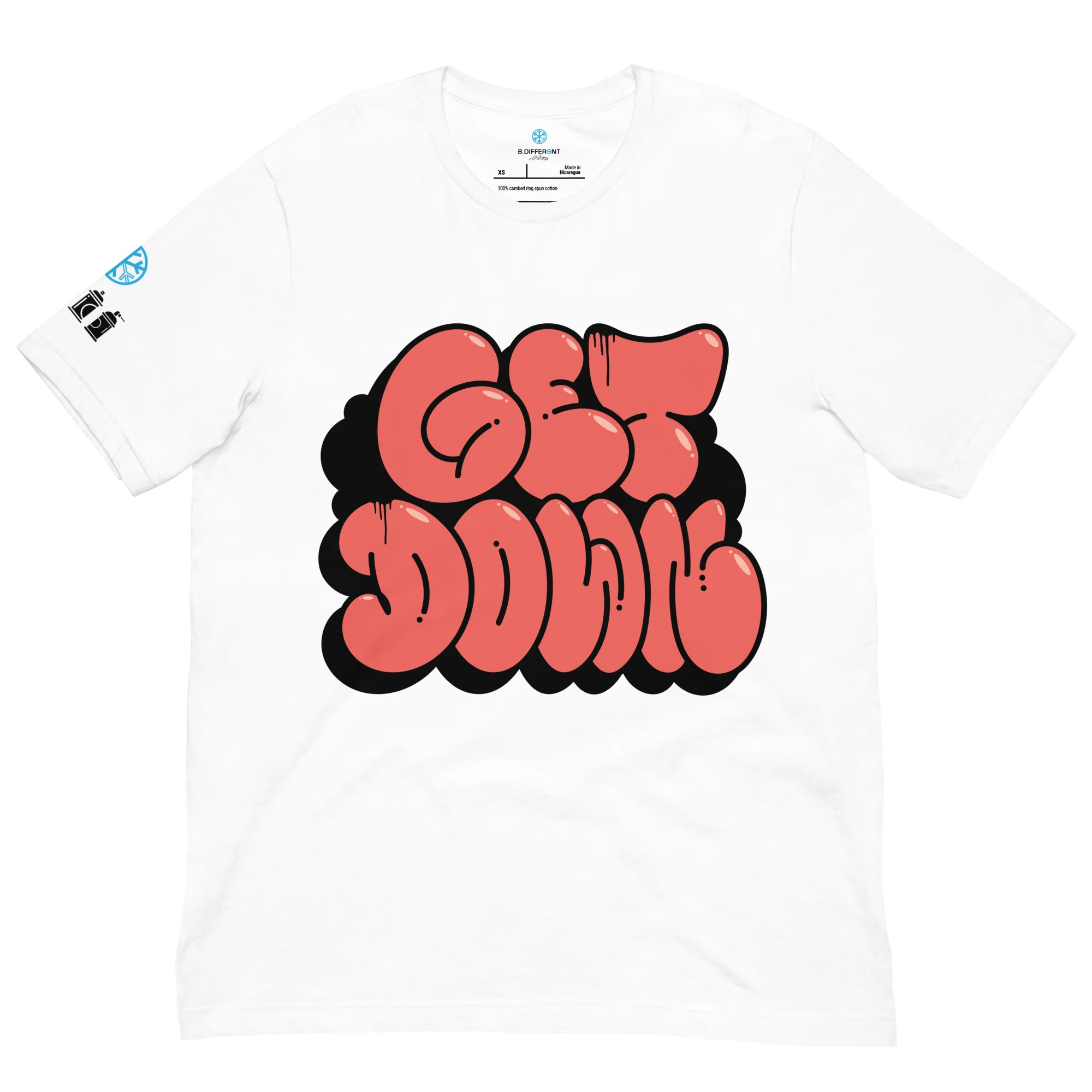 Get Down Graffiti Throw-up Tee