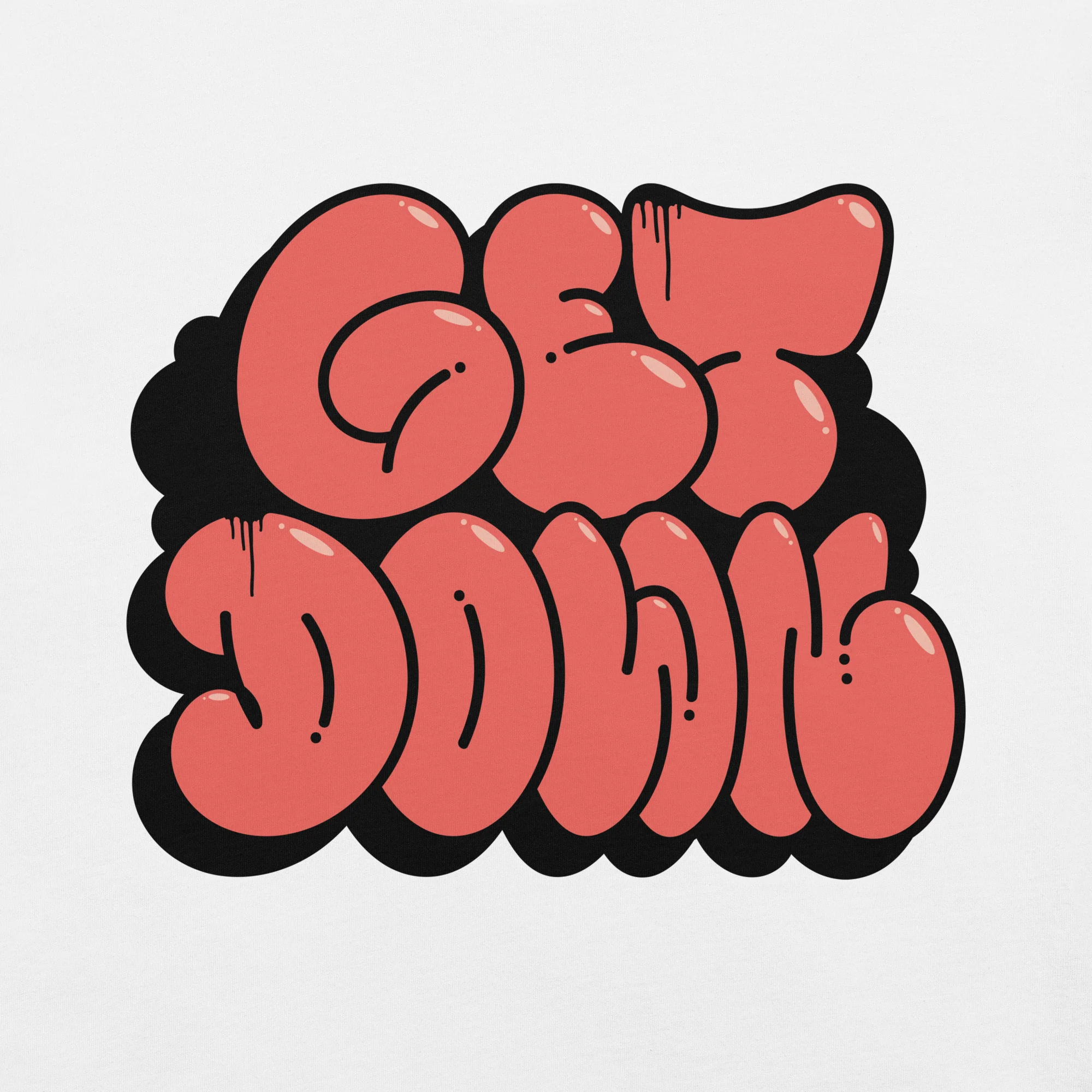 Get Down Graffiti Throw-up Tee - Image 2